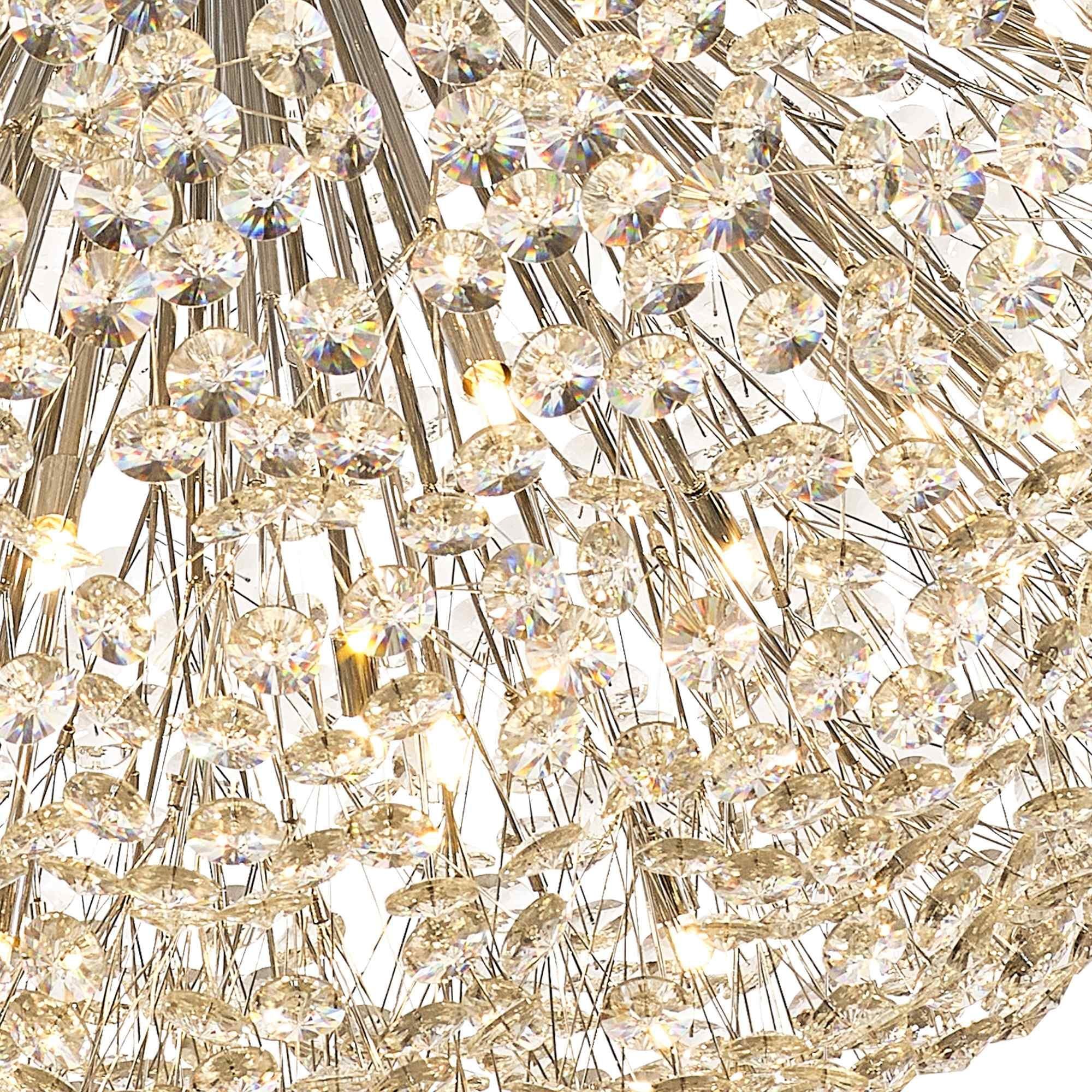 NL99799 Paris 84 Light Pendant Polished Chrome Crystal