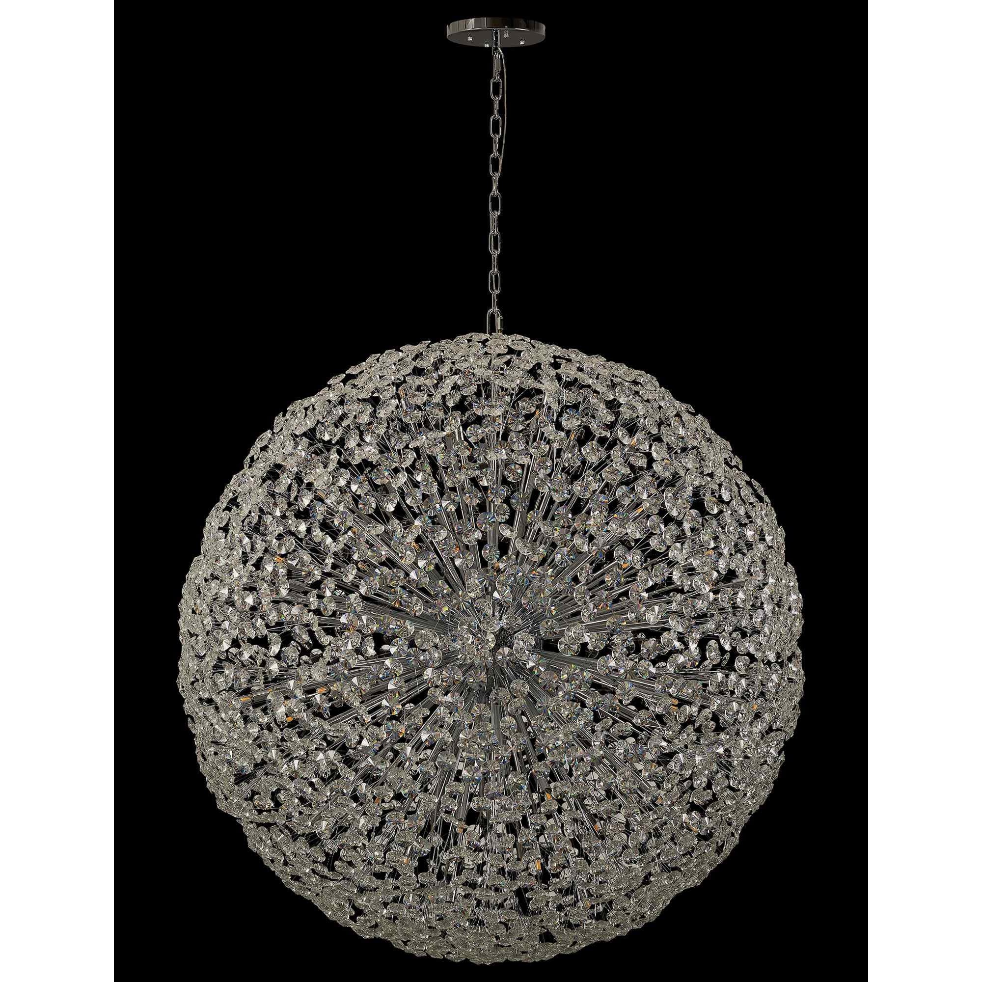 NL99799 Paris 84 Light Pendant Polished Chrome Crystal