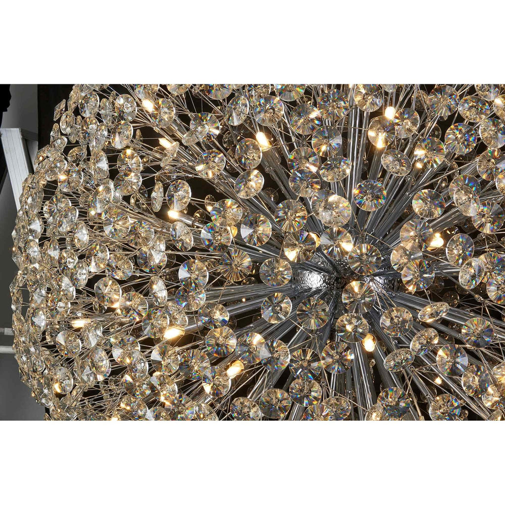NL99799 Paris 84 Light Pendant Polished Chrome Crystal
