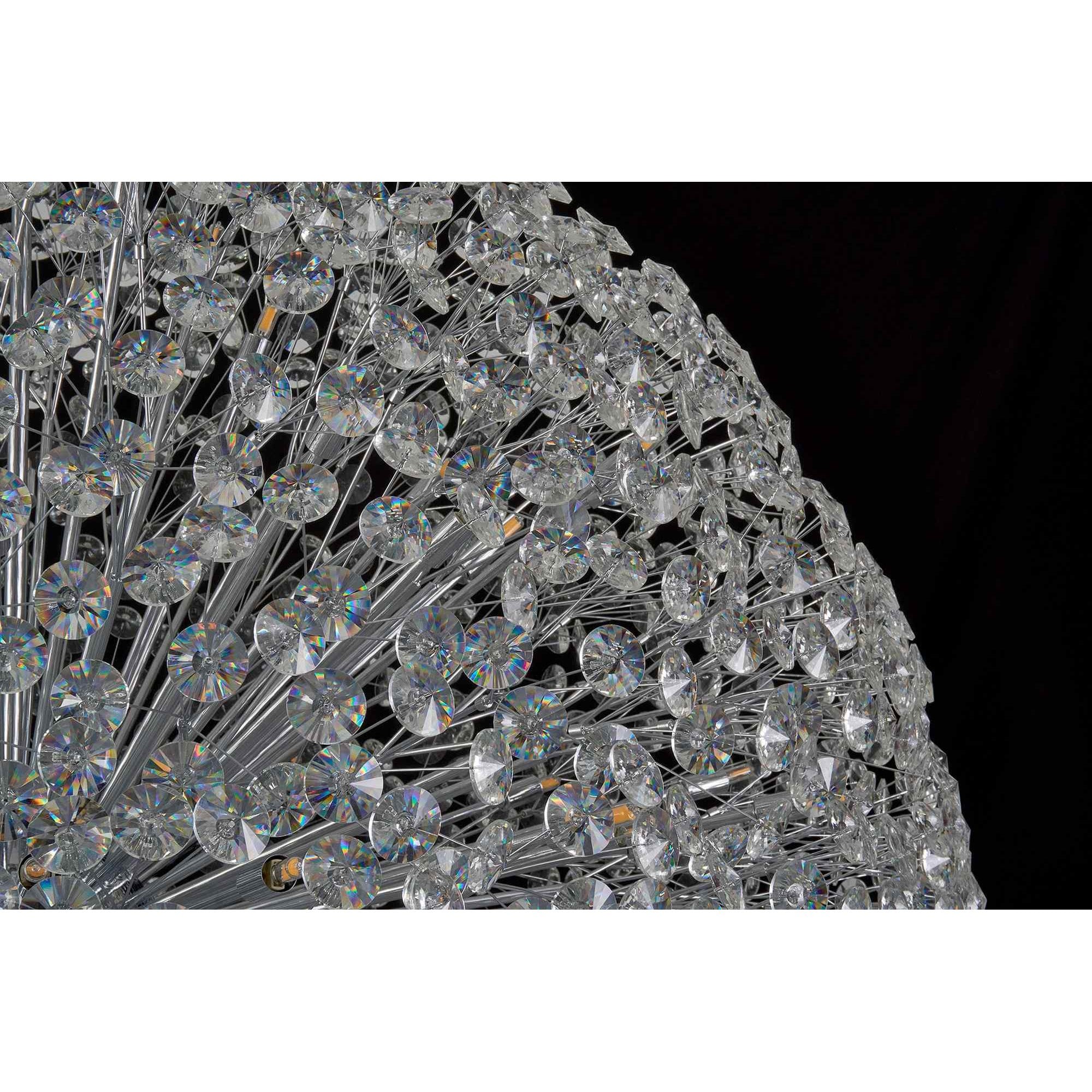 NL99799 Paris 84 Light Pendant Polished Chrome Crystal
