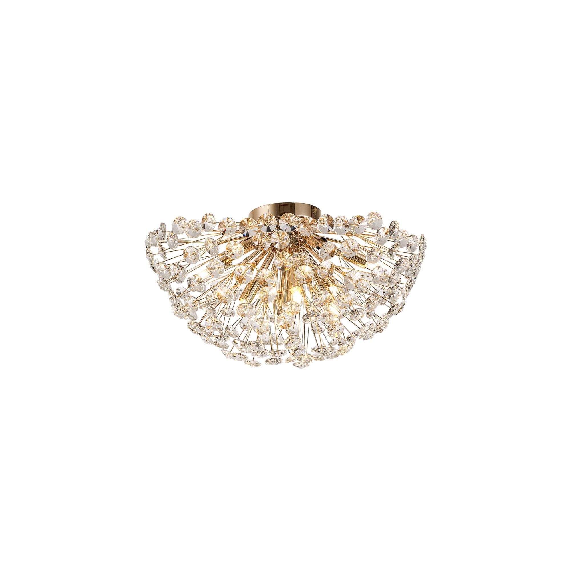 NL99809 Paris 11 Light Ceiling Light French Gold Crystal