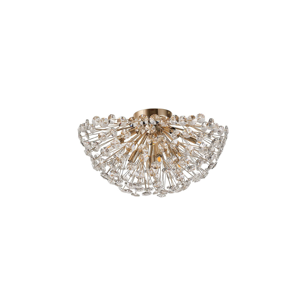 NL99809 Paris 11 Light Ceiling Light French Gold Crystal