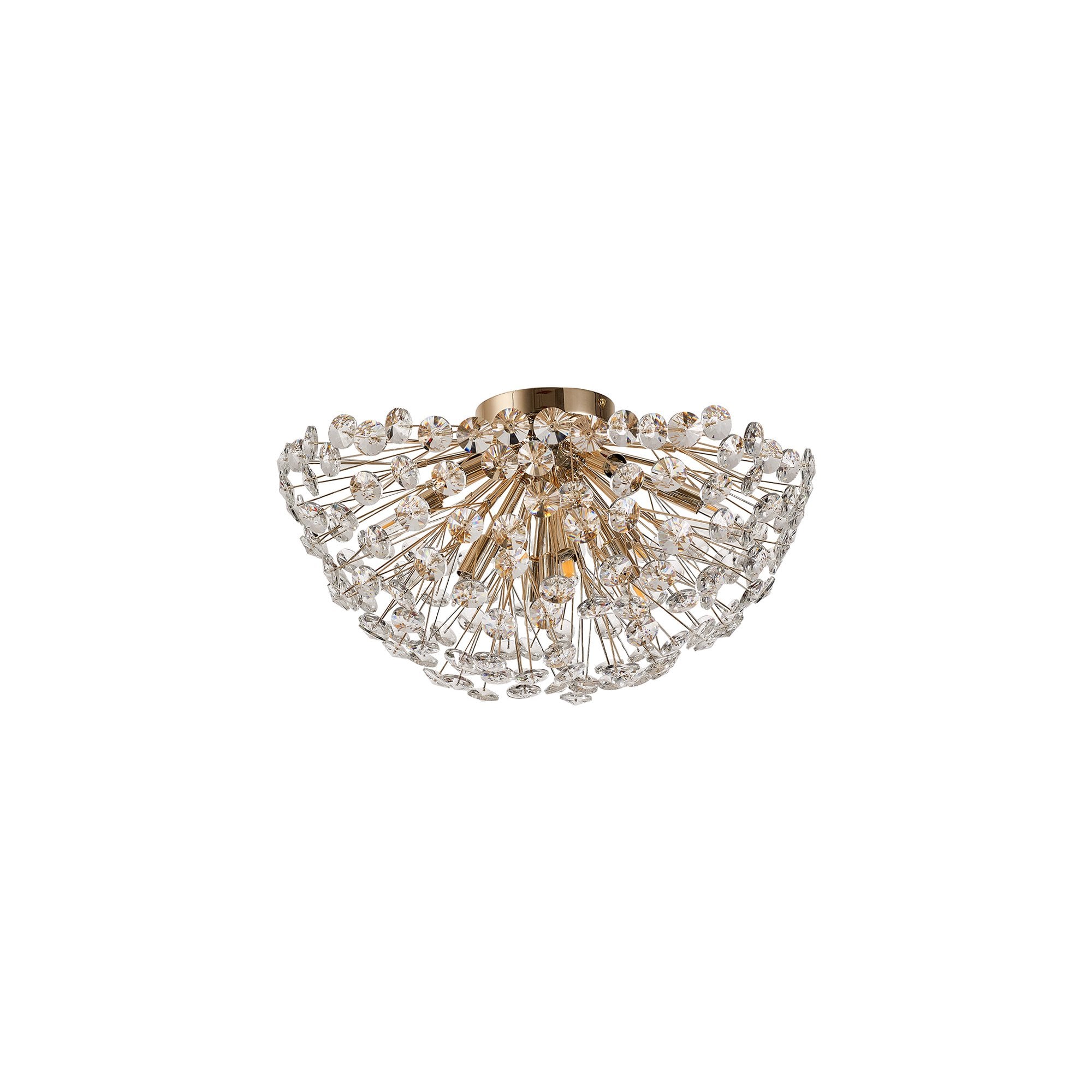 NL99809 Paris 11 Light Ceiling Light French Gold Crystal
