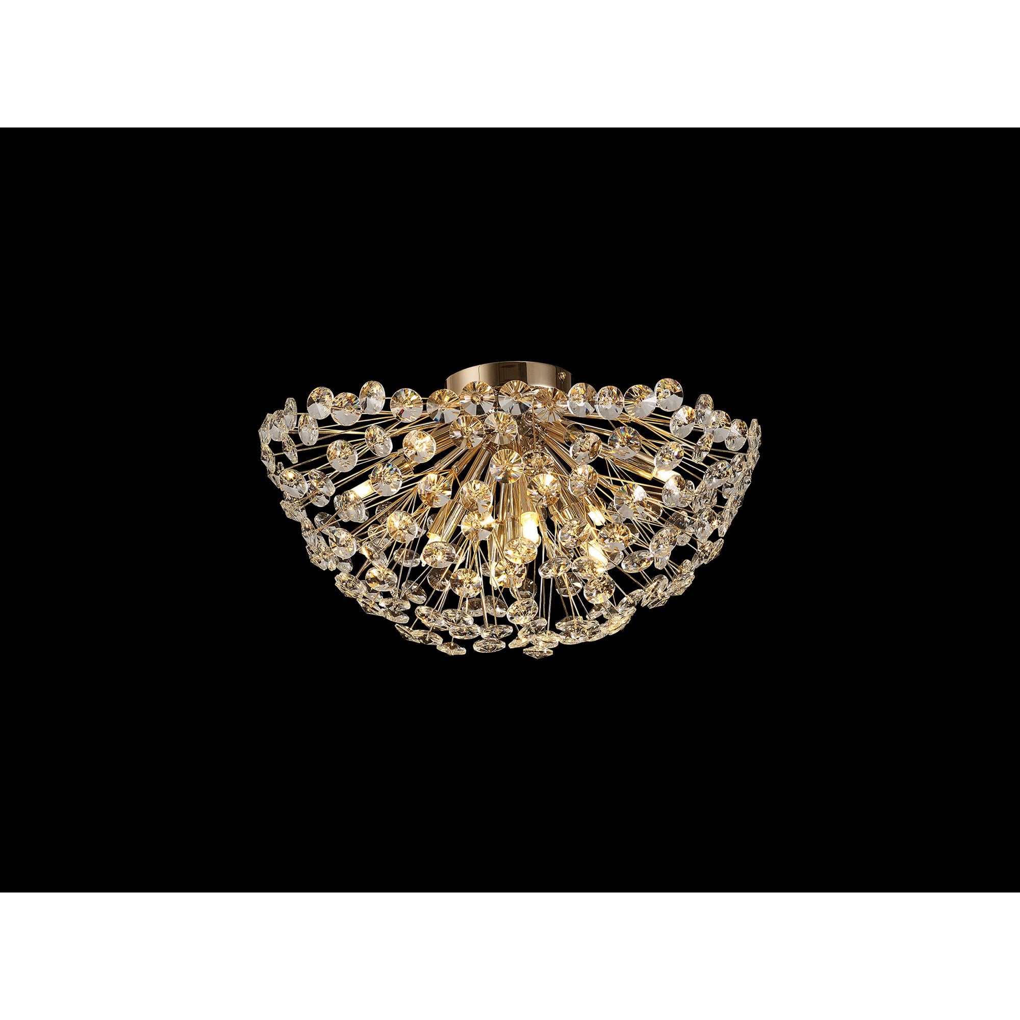 NL99809 Paris 11 Light Ceiling Light French Gold Crystal