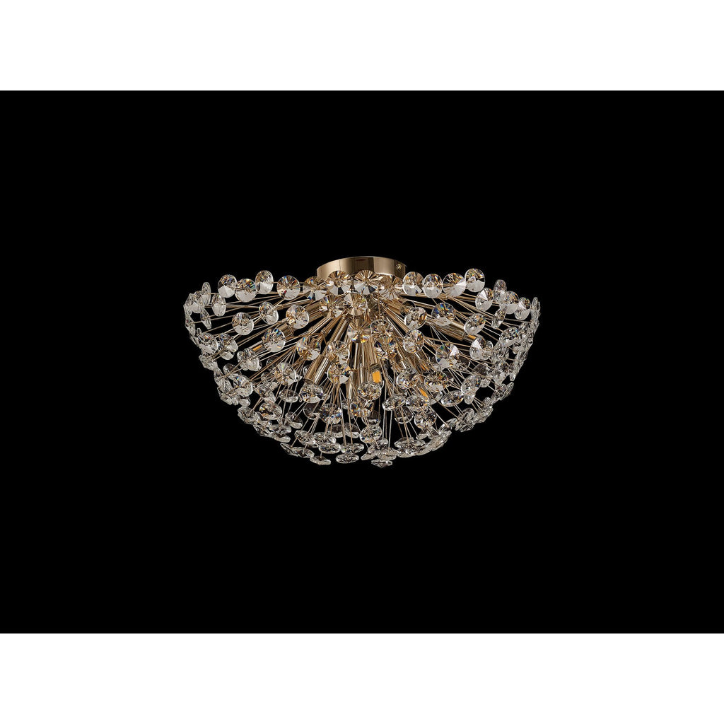 NL99809 Paris 11 Light Ceiling Light French Gold Crystal
