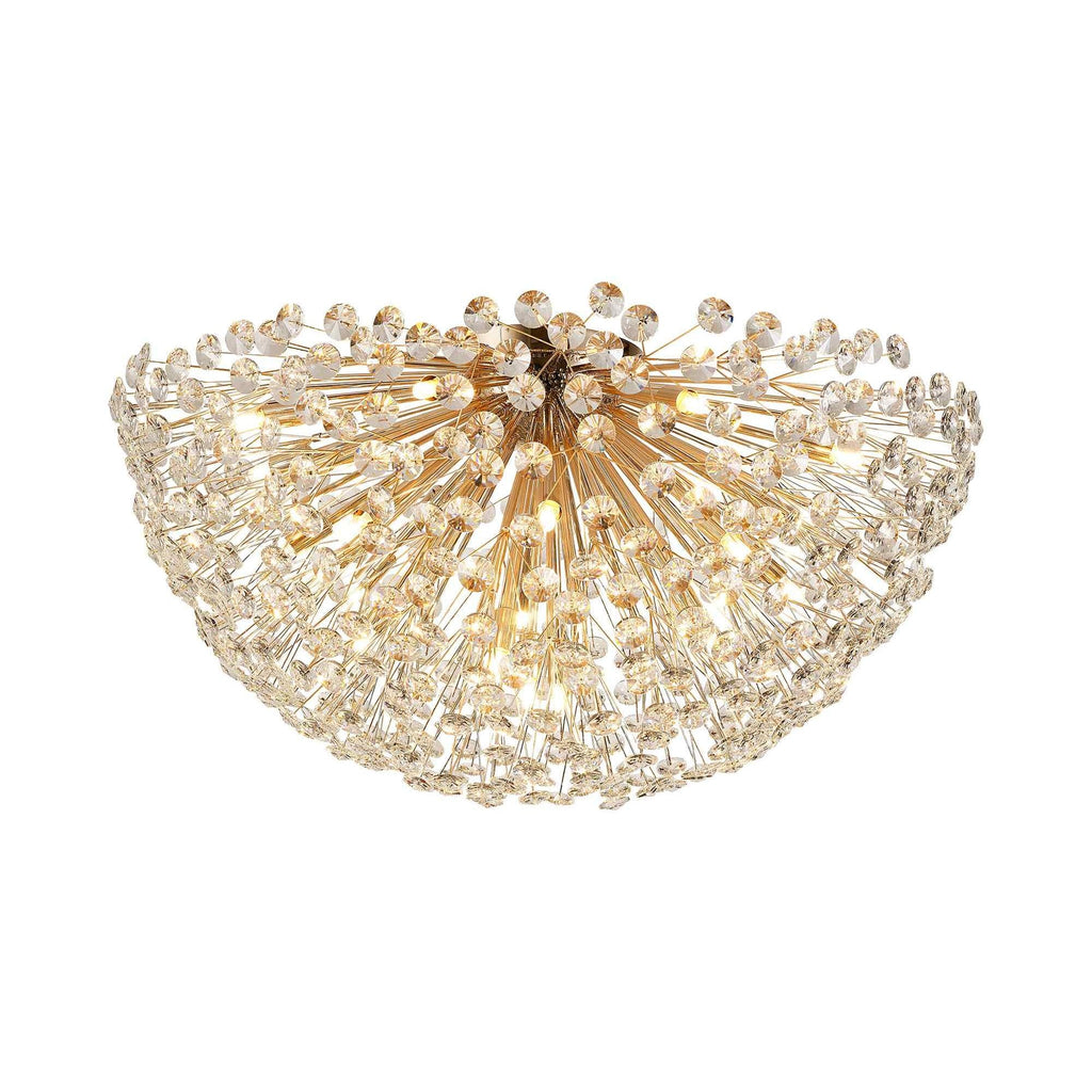 NL99819 Paris 21 Light Ceiling Light French Gold Crystal