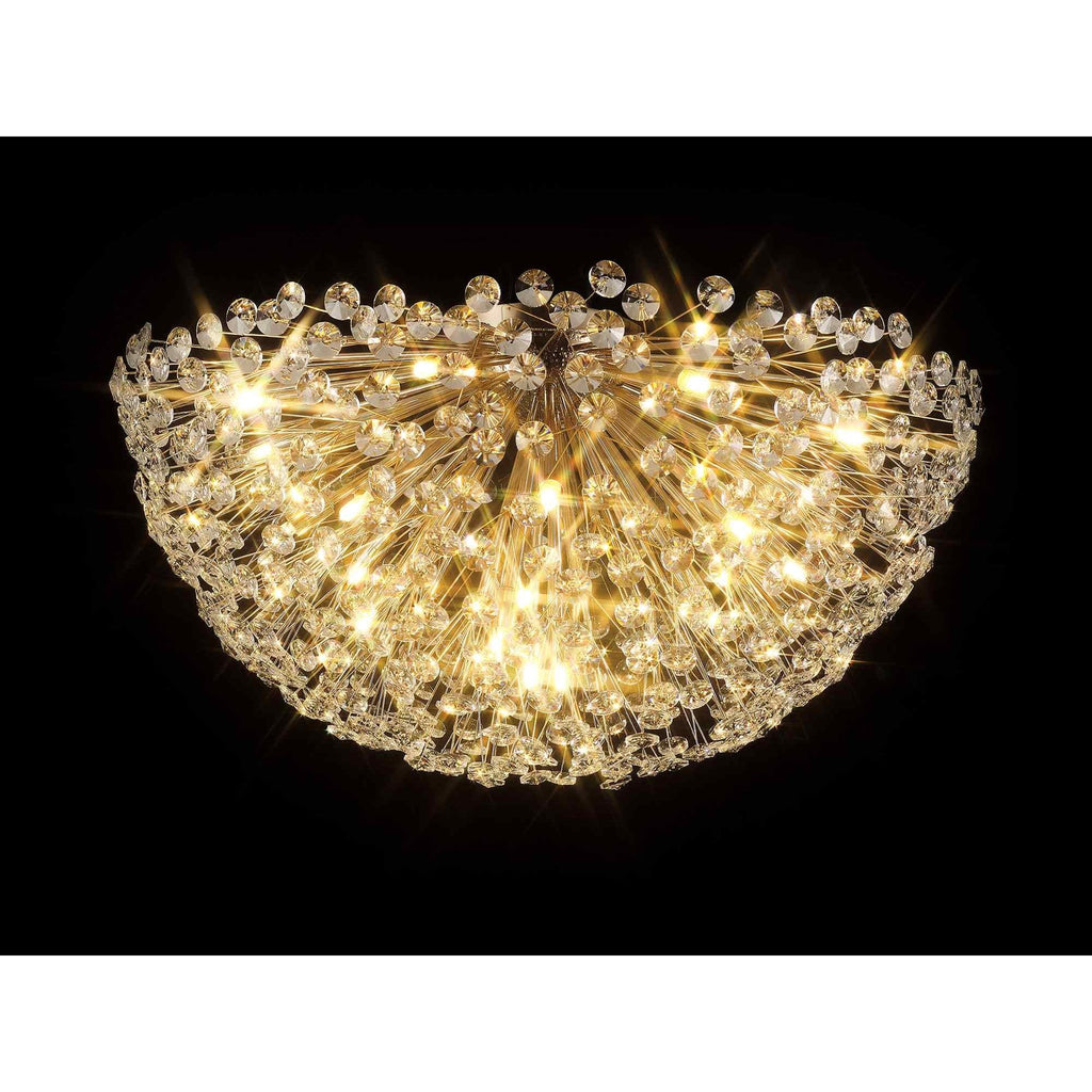 NL99819 Paris 21 Light Ceiling Light French Gold Crystal