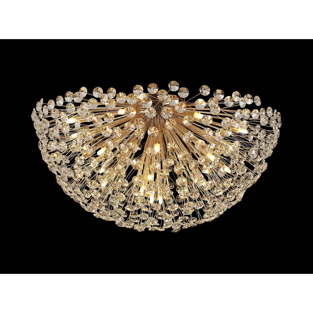 NL99819 Paris 21 Light Ceiling Light French Gold Crystal