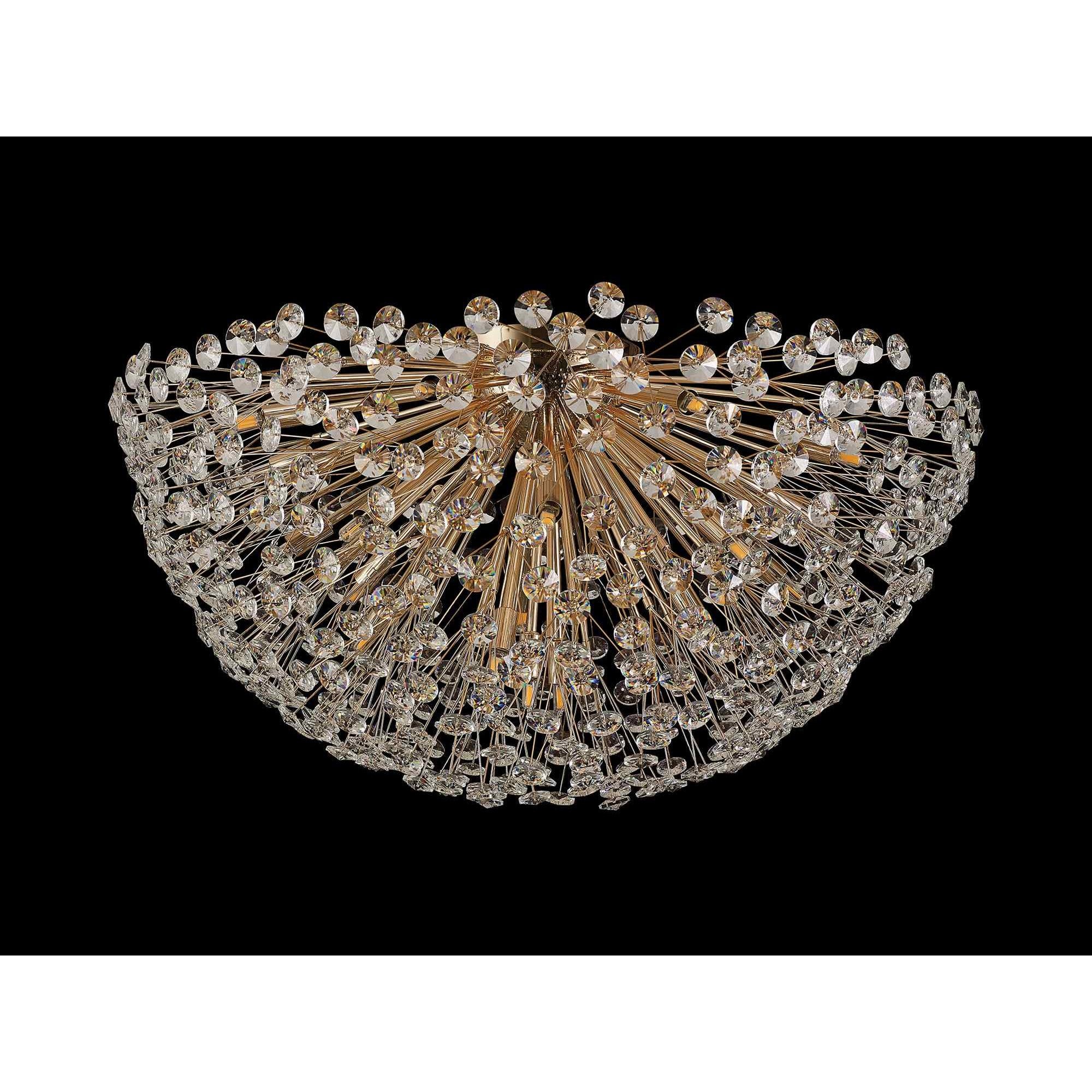 NL99819 Paris 21 Light Ceiling Light French Gold Crystal