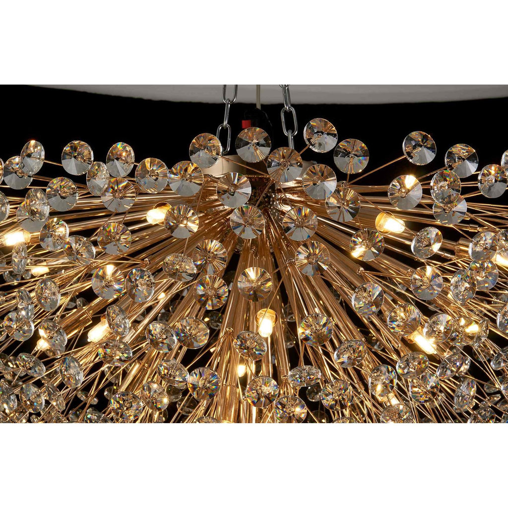 NL99819 Paris 21 Light Ceiling Light French Gold Crystal