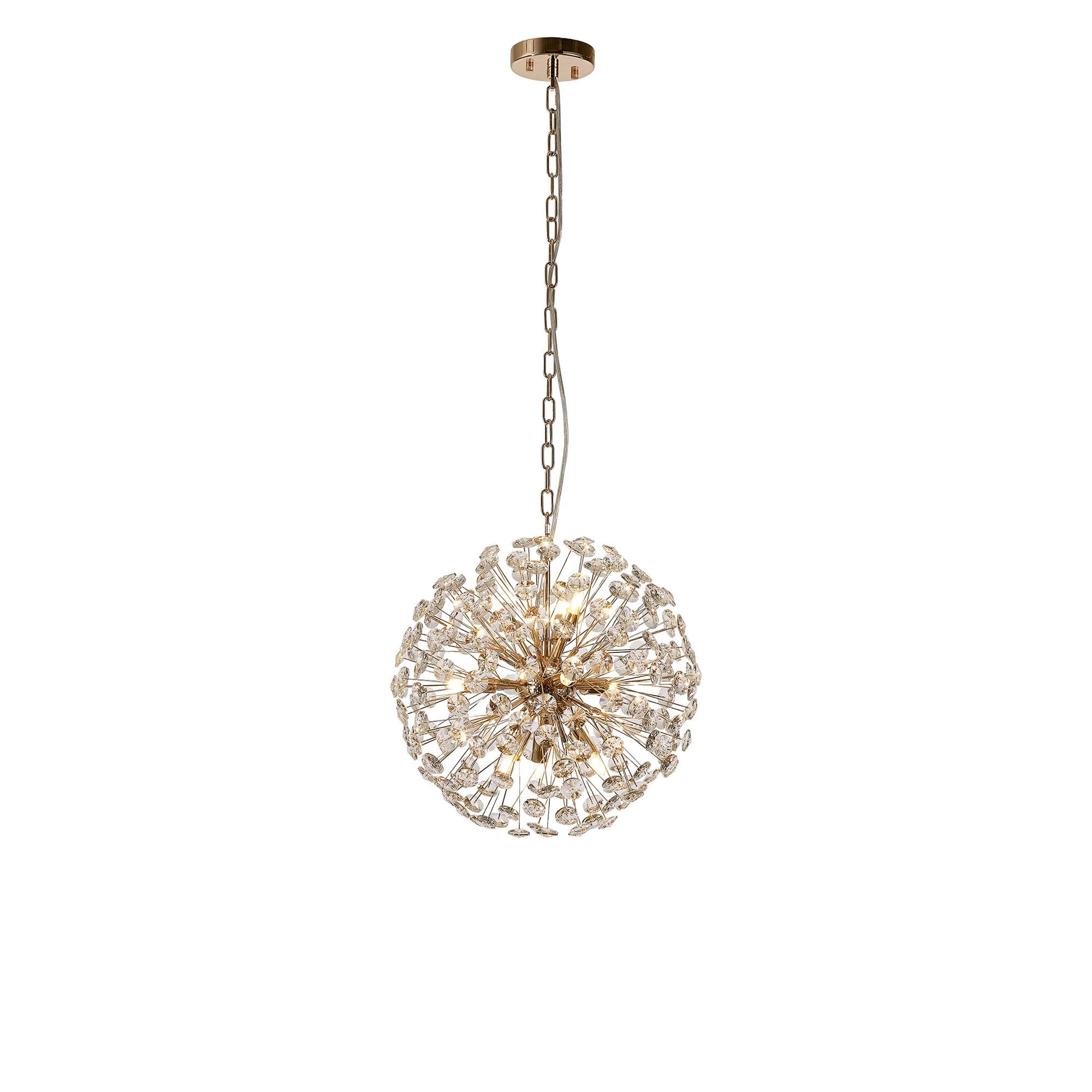 NL99829 Paris 9 Light Pendant French Gold Crystal