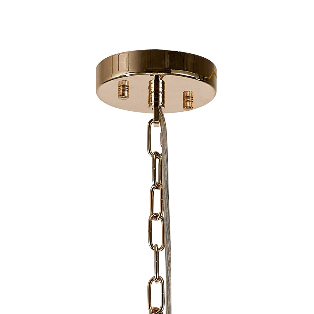 NL99829 Paris 9 Light Pendant French Gold Crystal