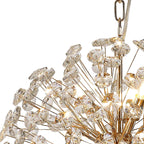 NL99829 Paris 9 Light Pendant French Gold Crystal