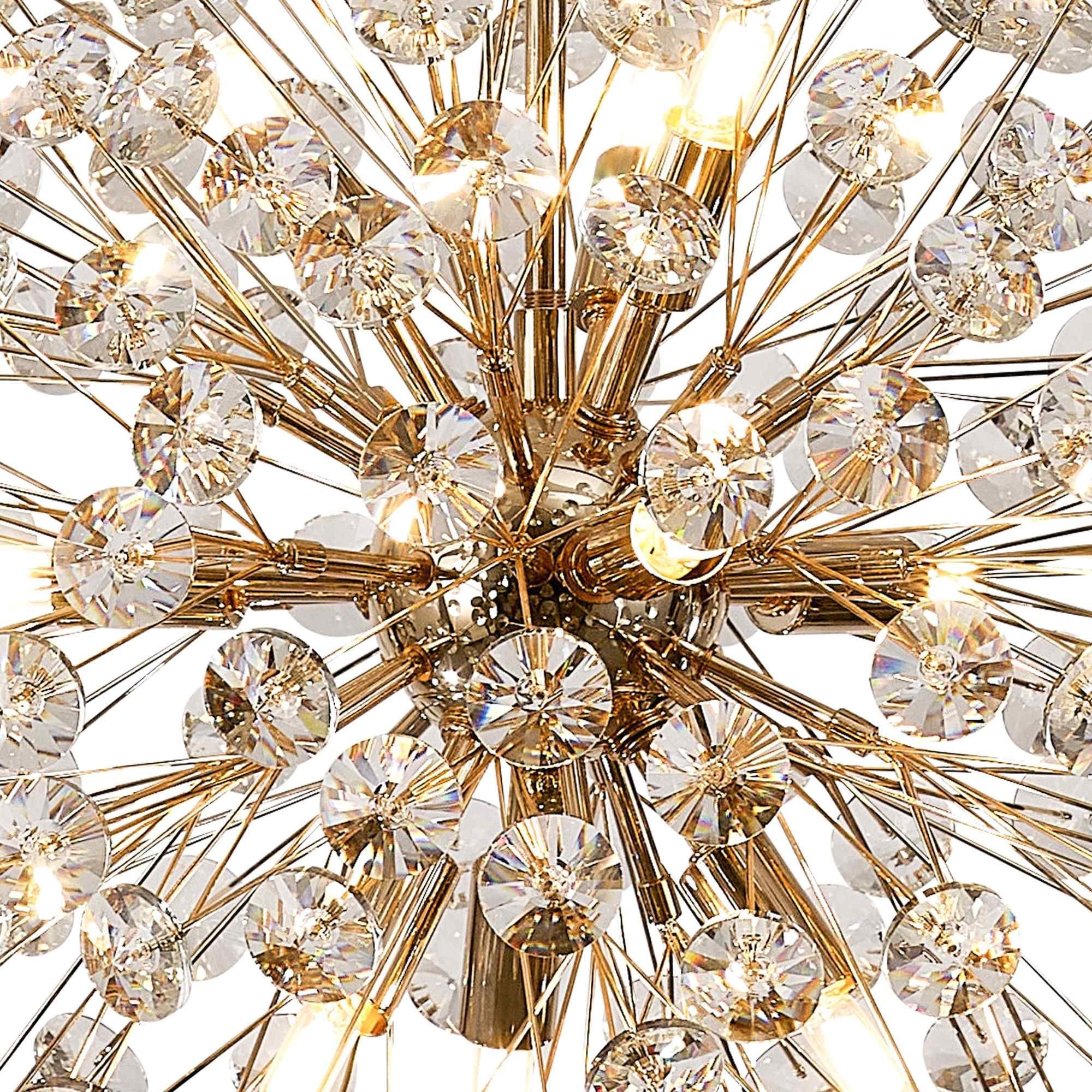 NL99829 Paris 9 Light Pendant French Gold Crystal