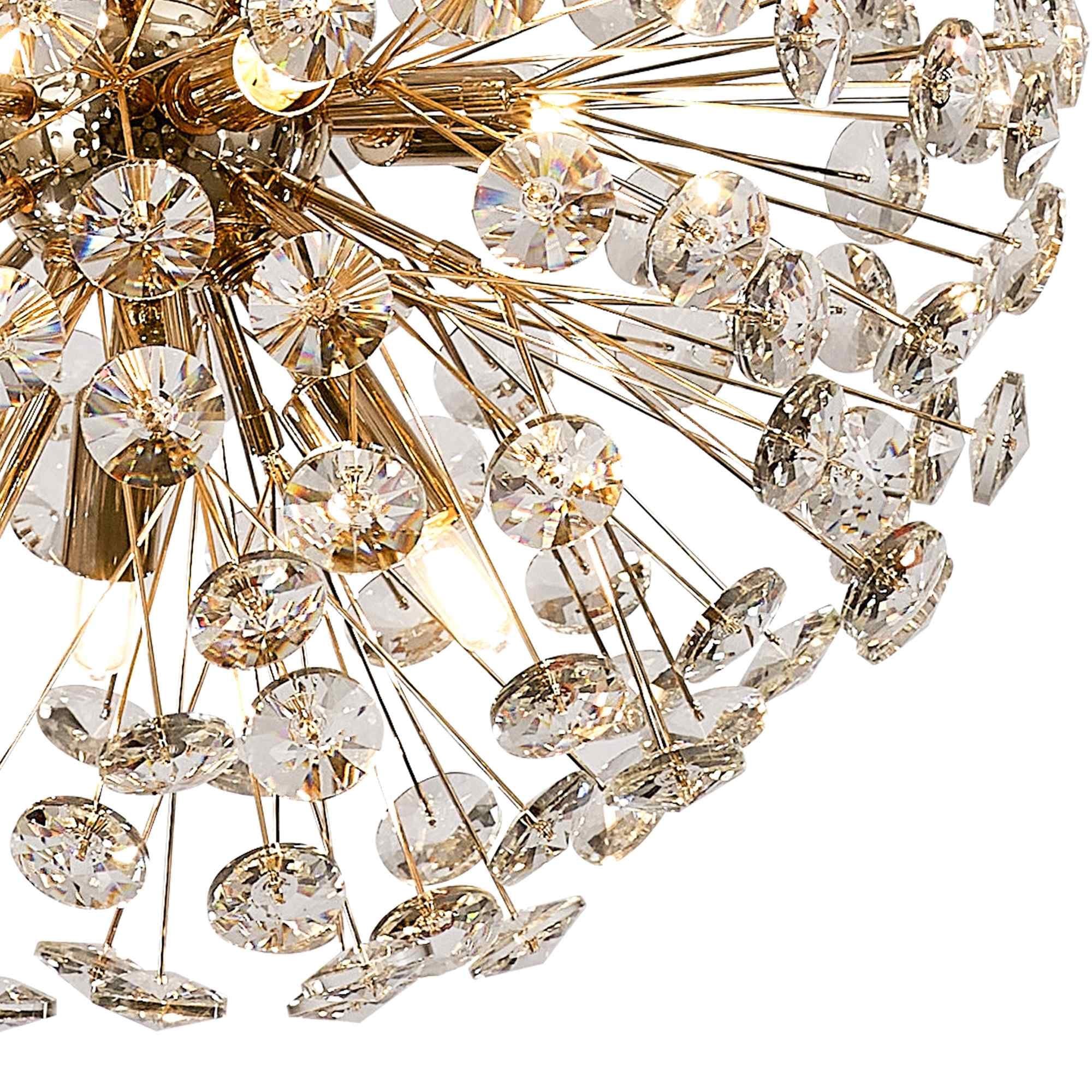NL99829 Paris 9 Light Pendant French Gold Crystal