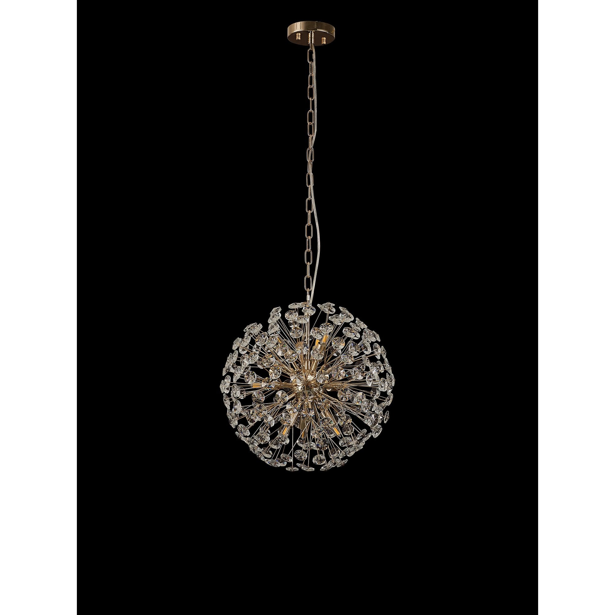 NL99829 Paris 9 Light Pendant French Gold Crystal