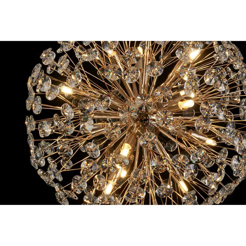 NL99829 Paris 9 Light Pendant French Gold Crystal