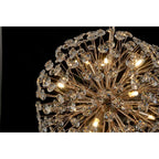 NL99829 Paris 9 Light Pendant French Gold Crystal