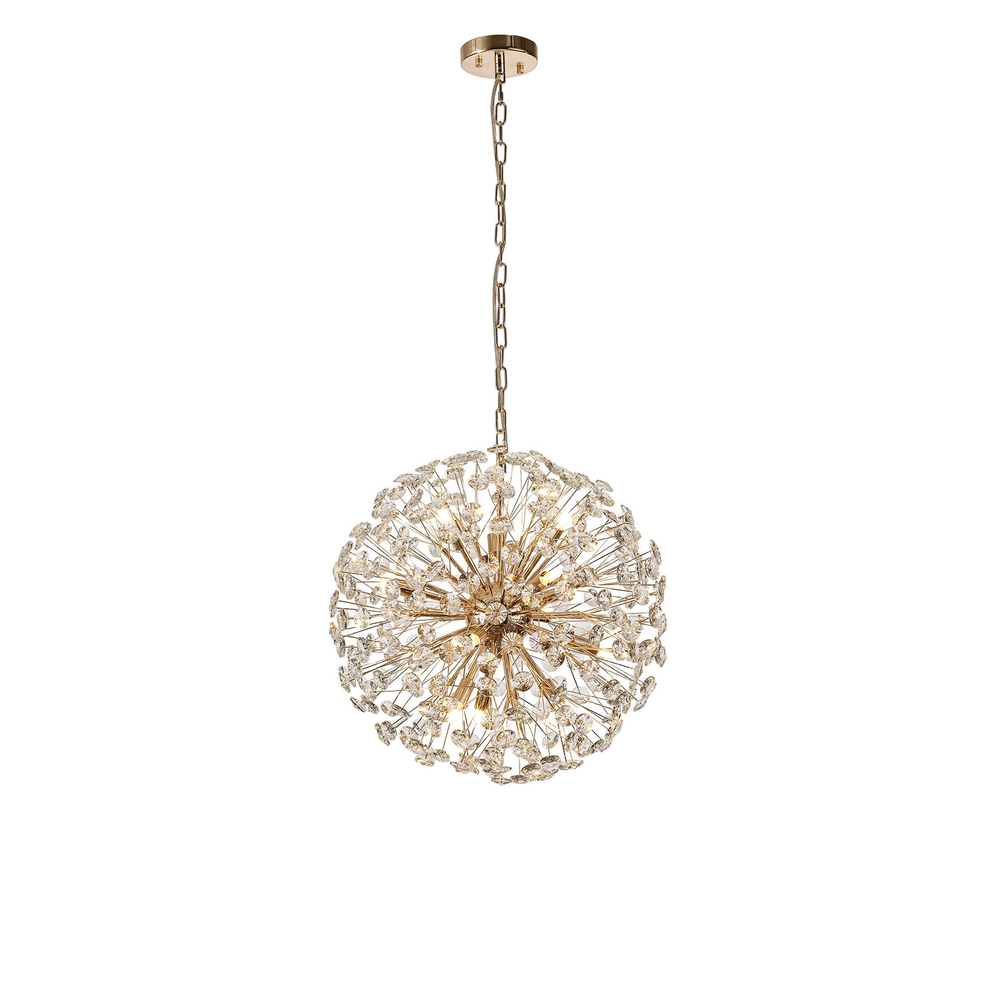 NL99839 Paris 12 Light Pendant French Gold Crystal