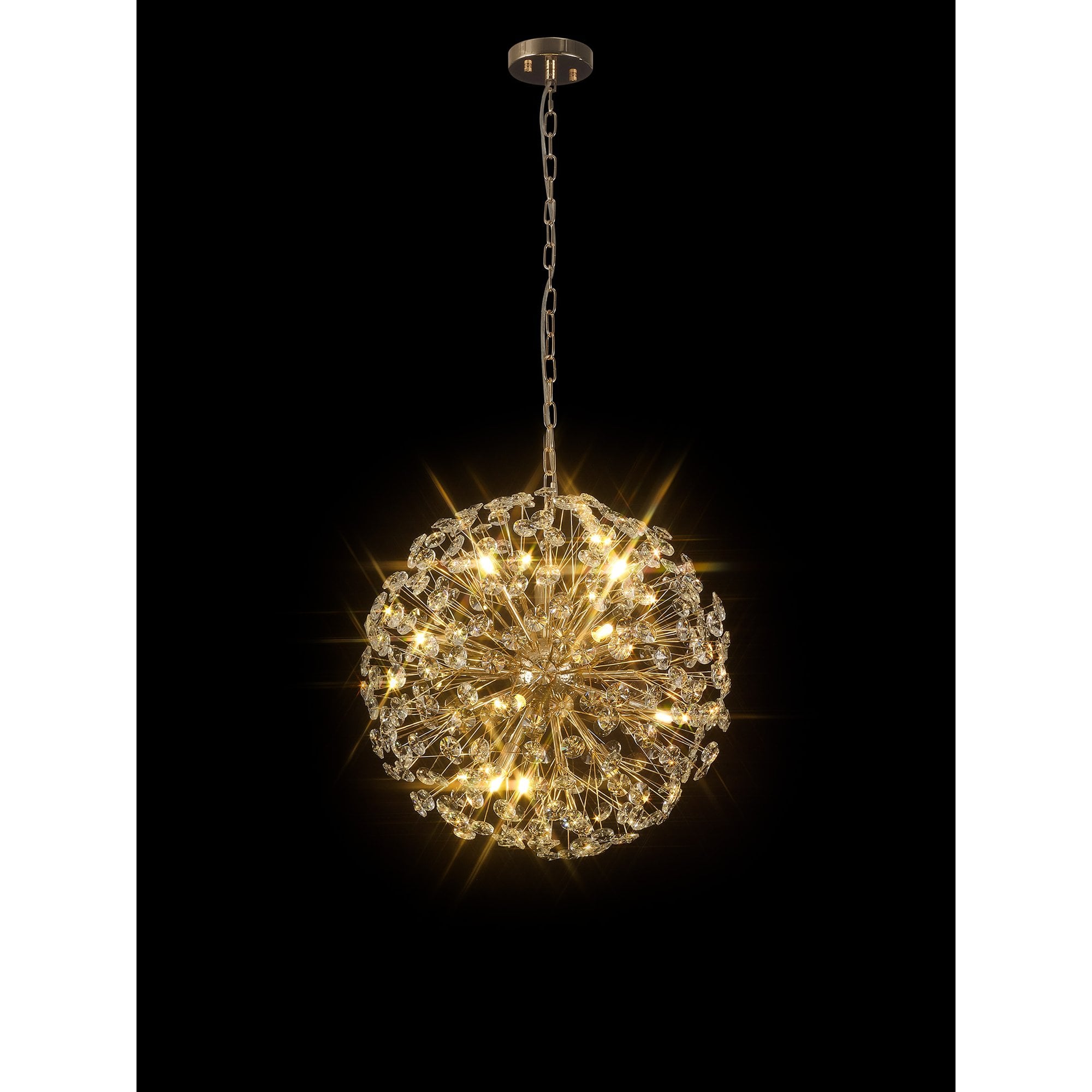 NL99839 Paris 12 Light Pendant French Gold Crystal