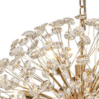 NL99839 Paris 12 Light Pendant French Gold Crystal