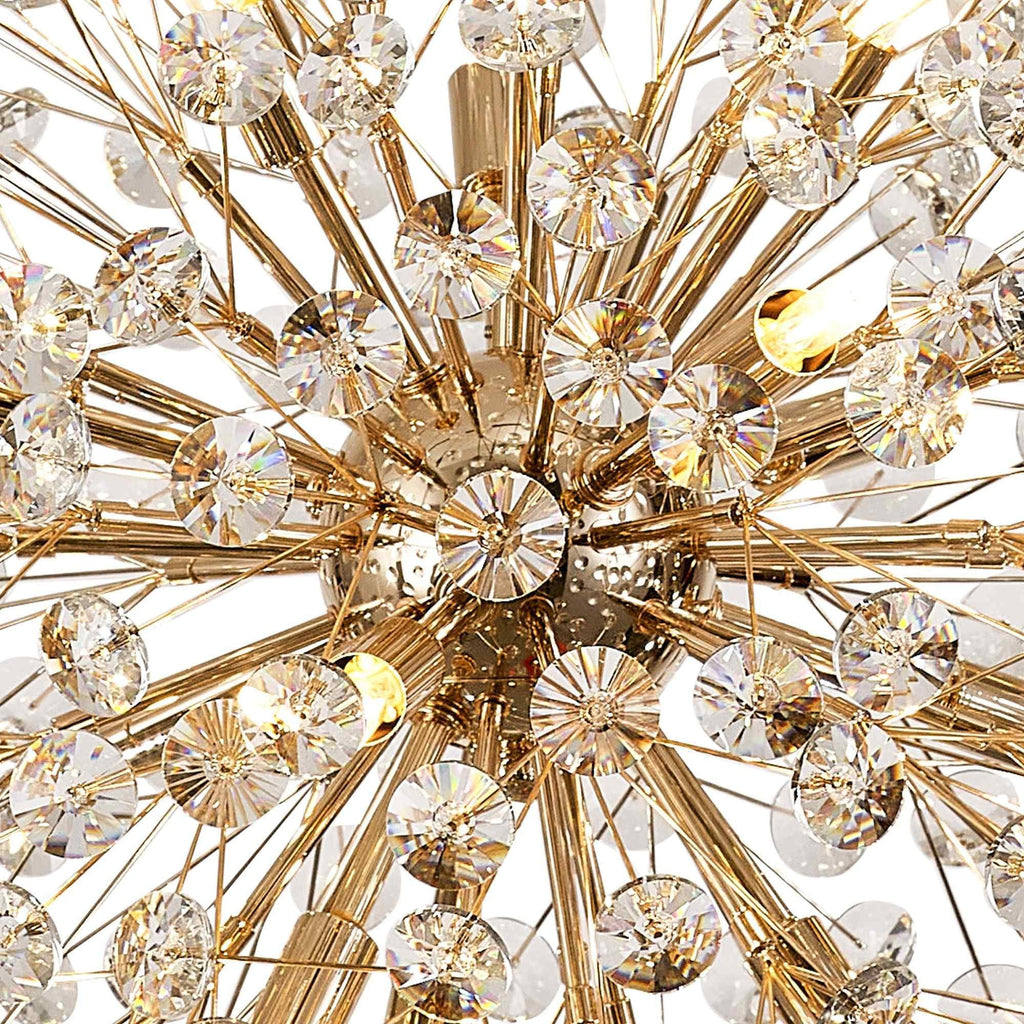 NL99839 Paris 12 Light Pendant French Gold Crystal