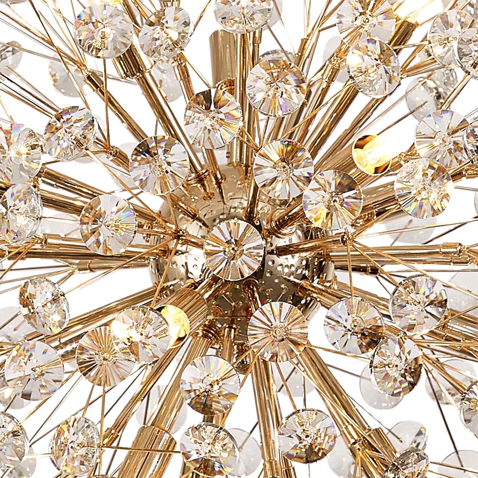 NL99839 Paris 12 Light Pendant French Gold Crystal