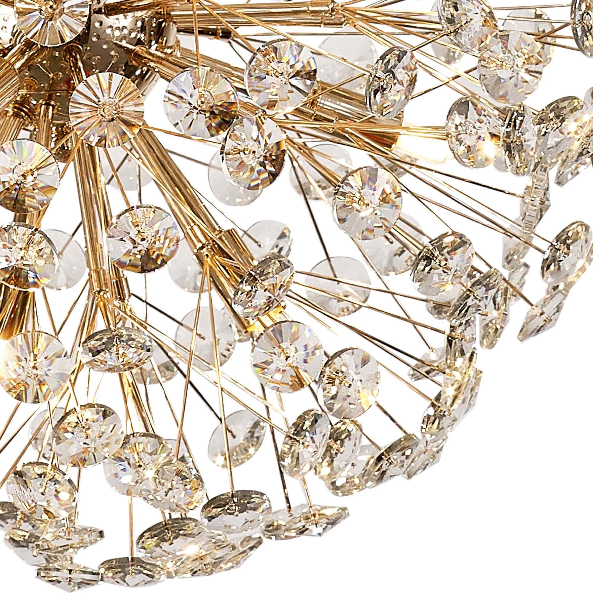 NL99839 Paris 12 Light Pendant French Gold Crystal