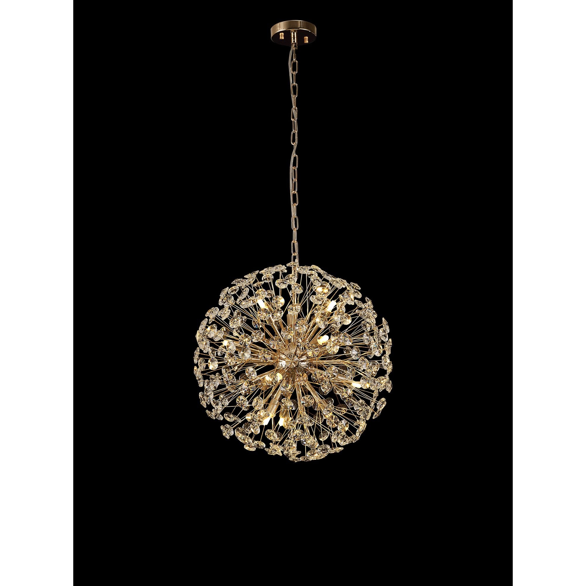 NL99839 Paris 12 Light Pendant French Gold Crystal