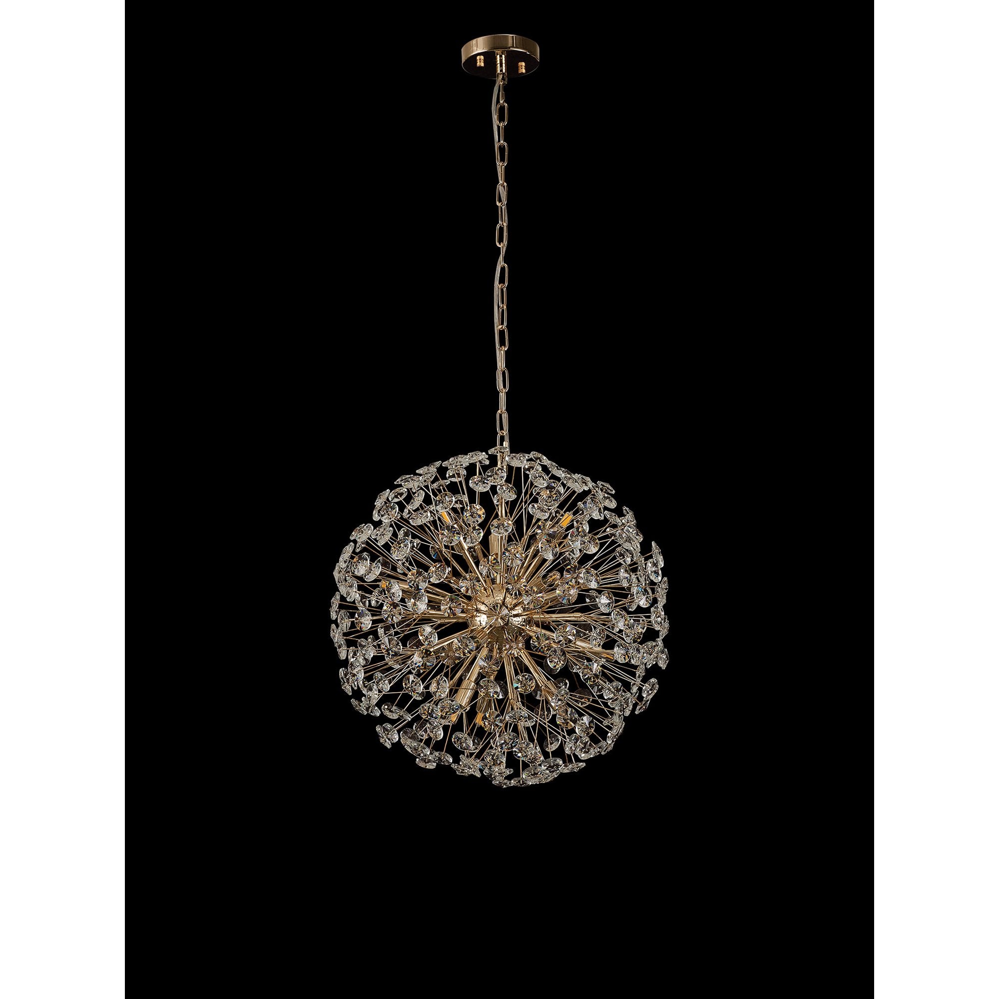 NL99839 Paris 12 Light Pendant French Gold Crystal