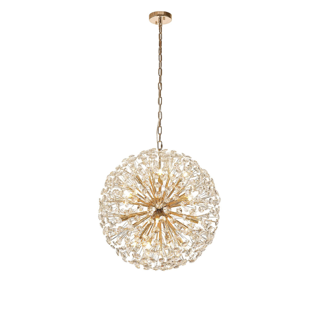 NL99849 Paris 16 Light Pendant French Gold Crystal