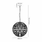 NL99849 Paris 16 Light Pendant French Gold Crystal