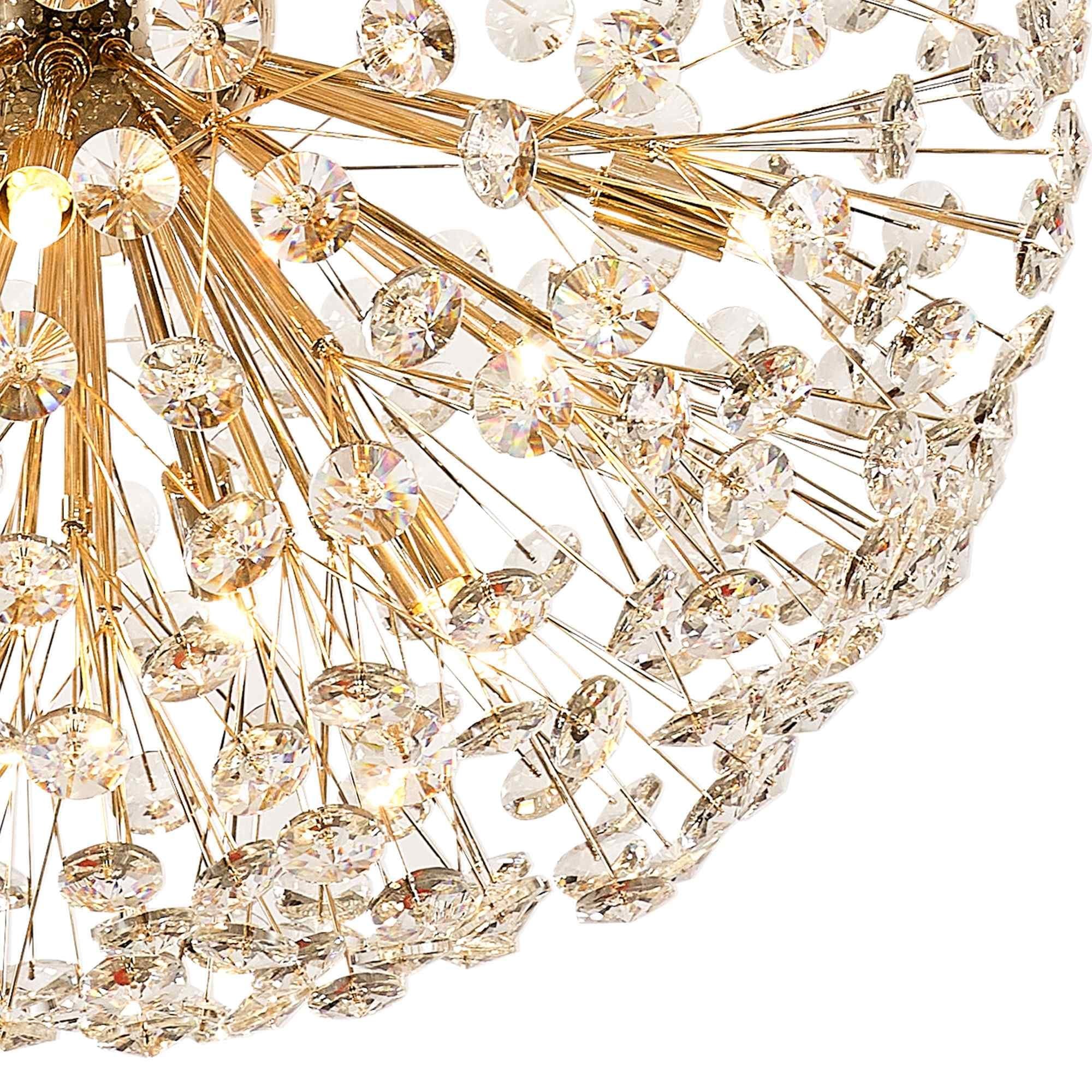 NL99849 Paris 16 Light Pendant French Gold Crystal