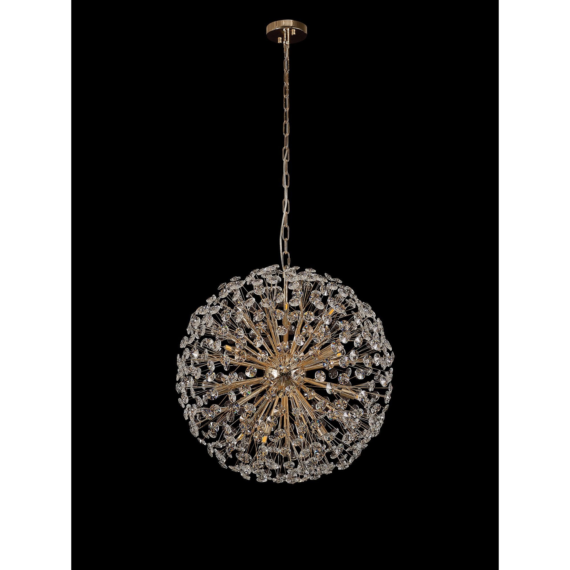 NL99849 Paris 16 Light Pendant French Gold Crystal