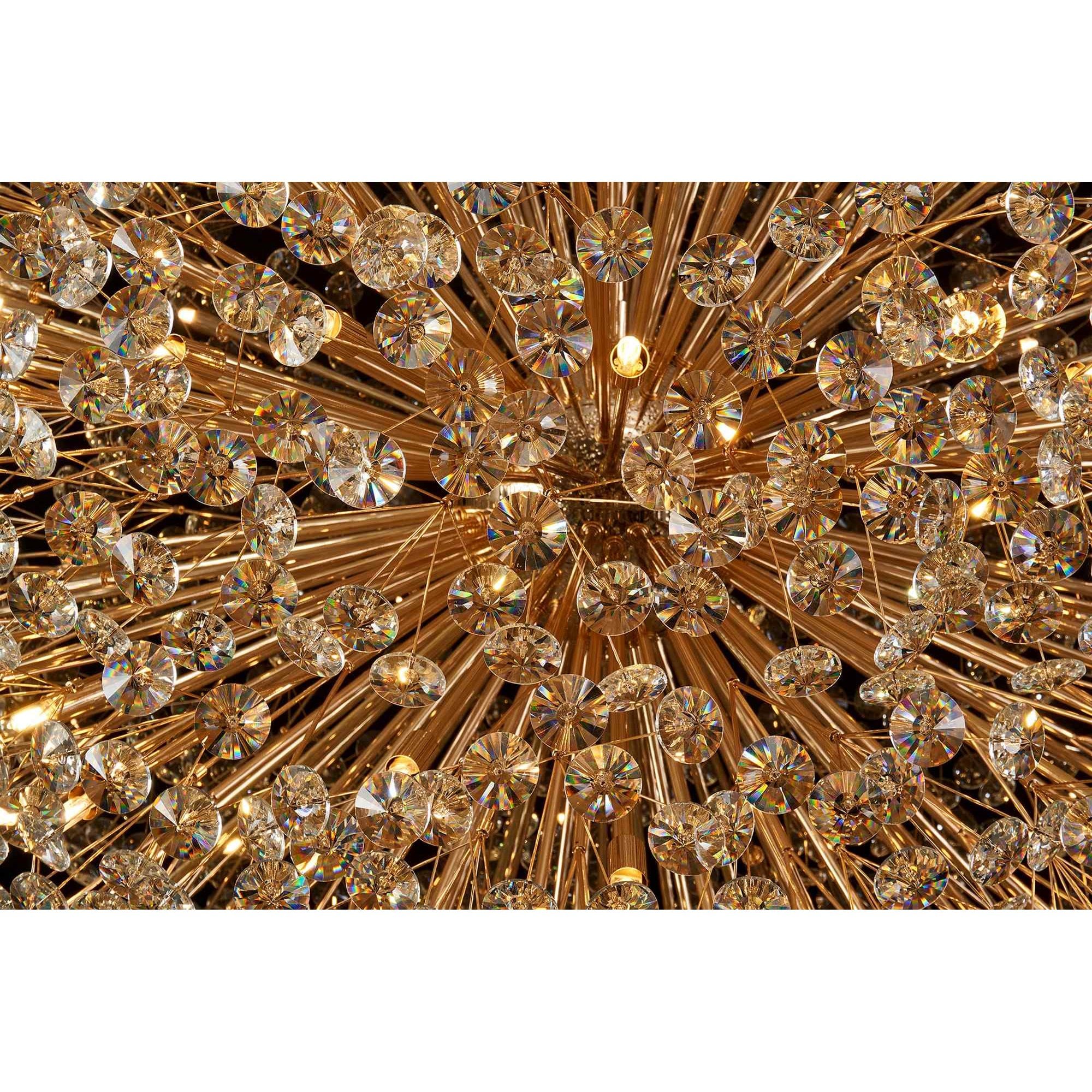 NL99849 Paris 16 Light Pendant French Gold Crystal