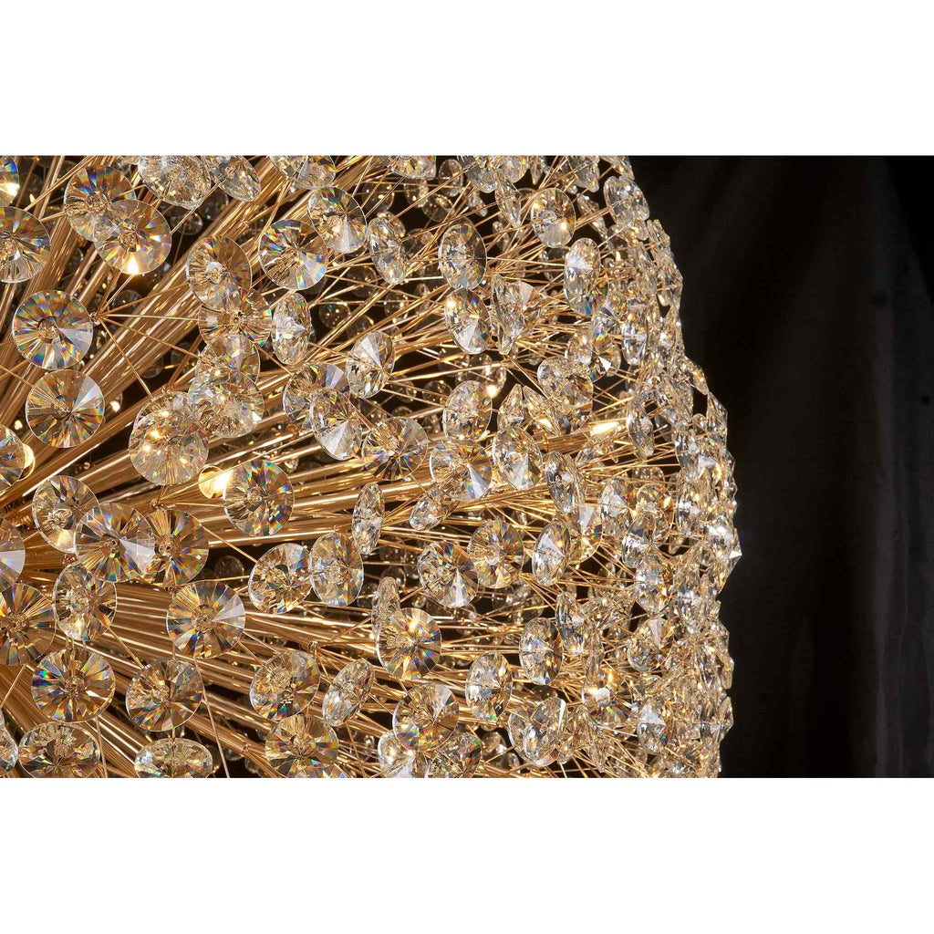 NL99849 Paris 16 Light Pendant French Gold Crystal