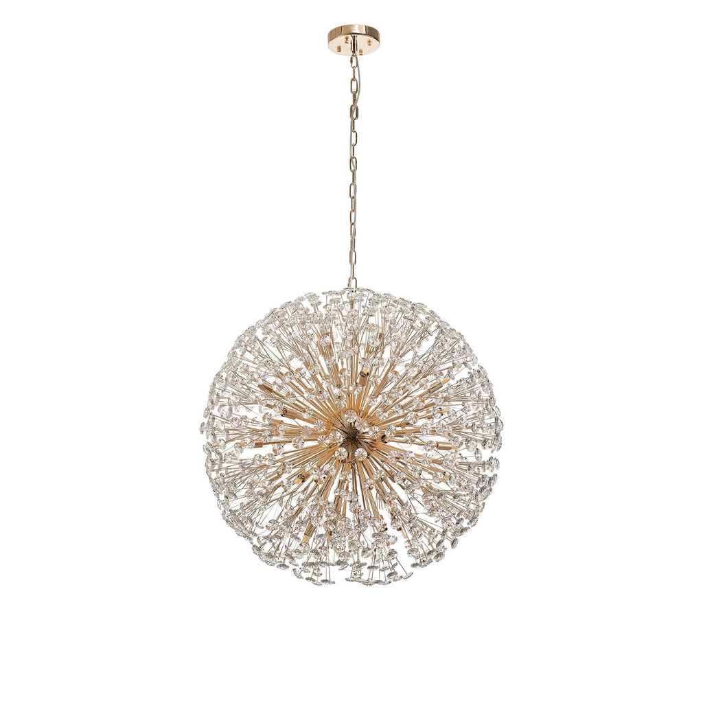 NL99859 Paris 24 Light Pendant French Gold Crystal