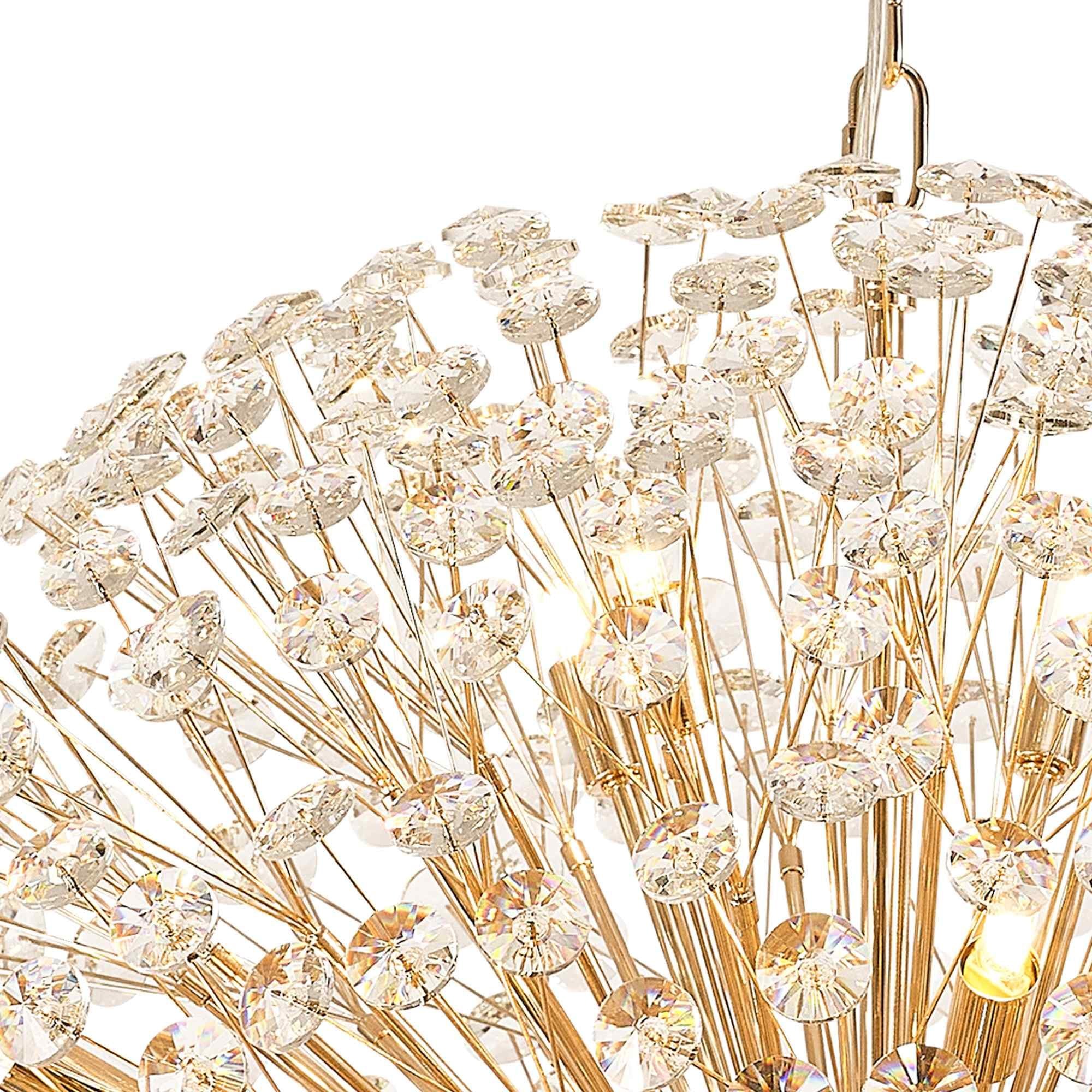 NL99859 Paris 24 Light Pendant French Gold Crystal