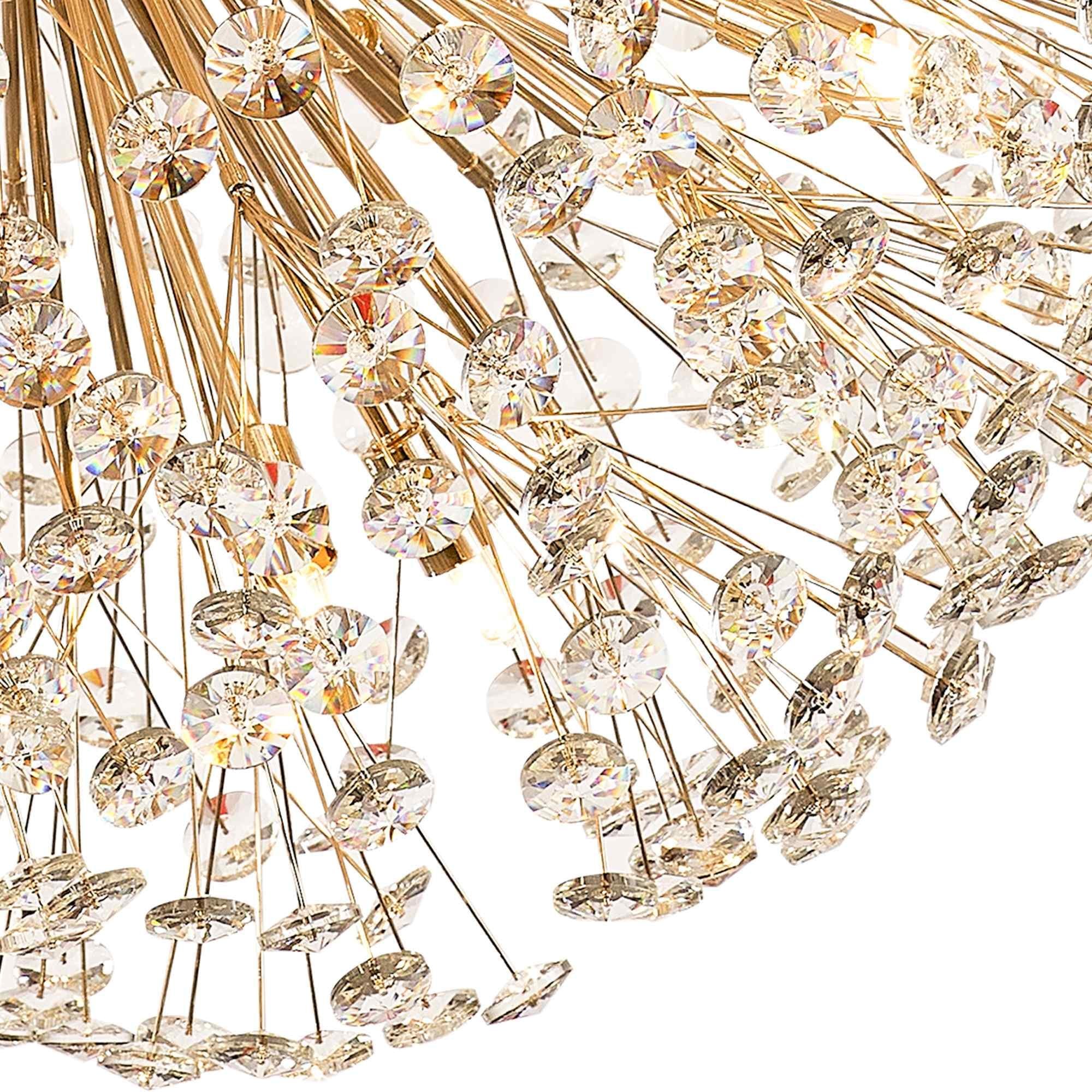 NL99859 Paris 24 Light Pendant French Gold Crystal