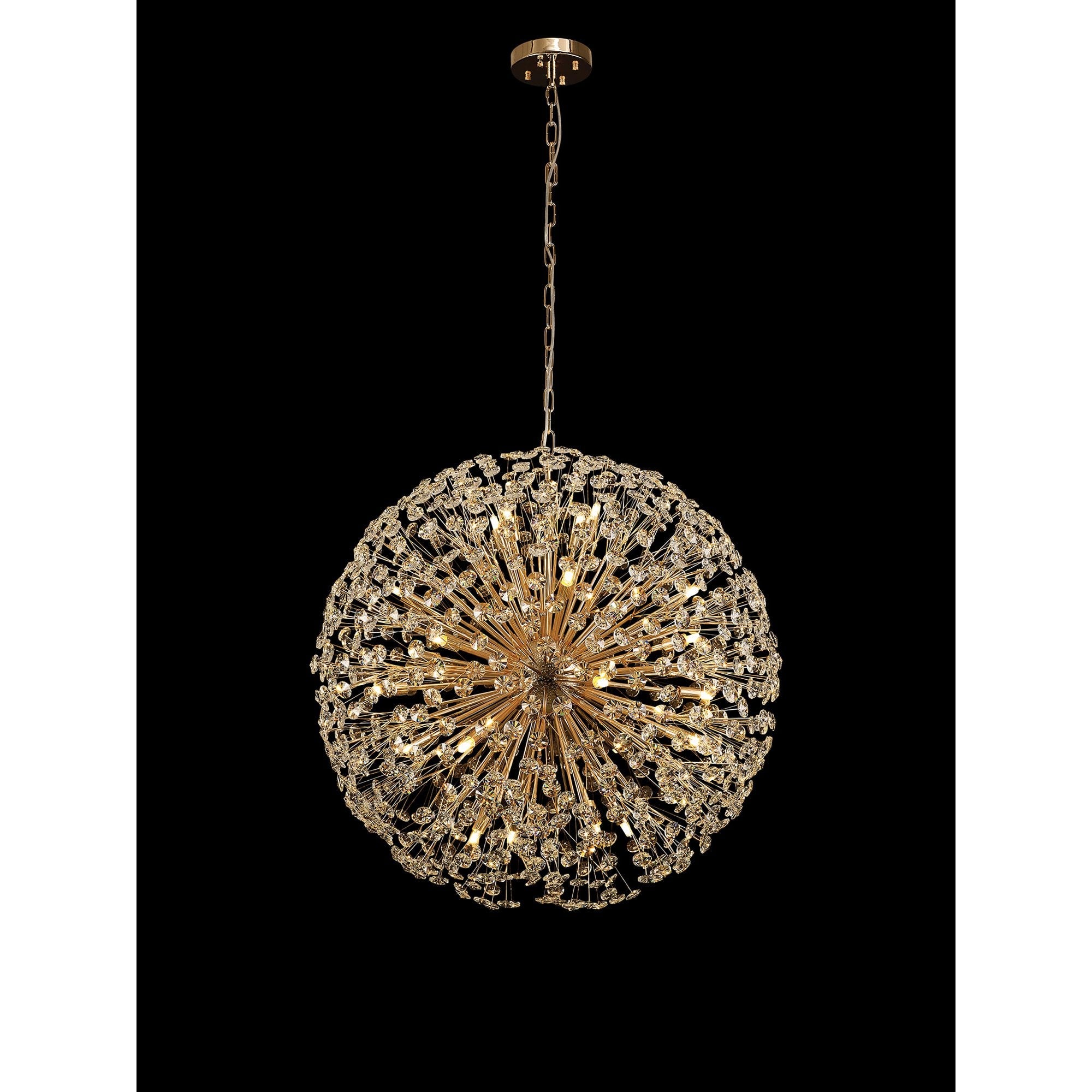 NL99859 Paris 24 Light Pendant French Gold Crystal