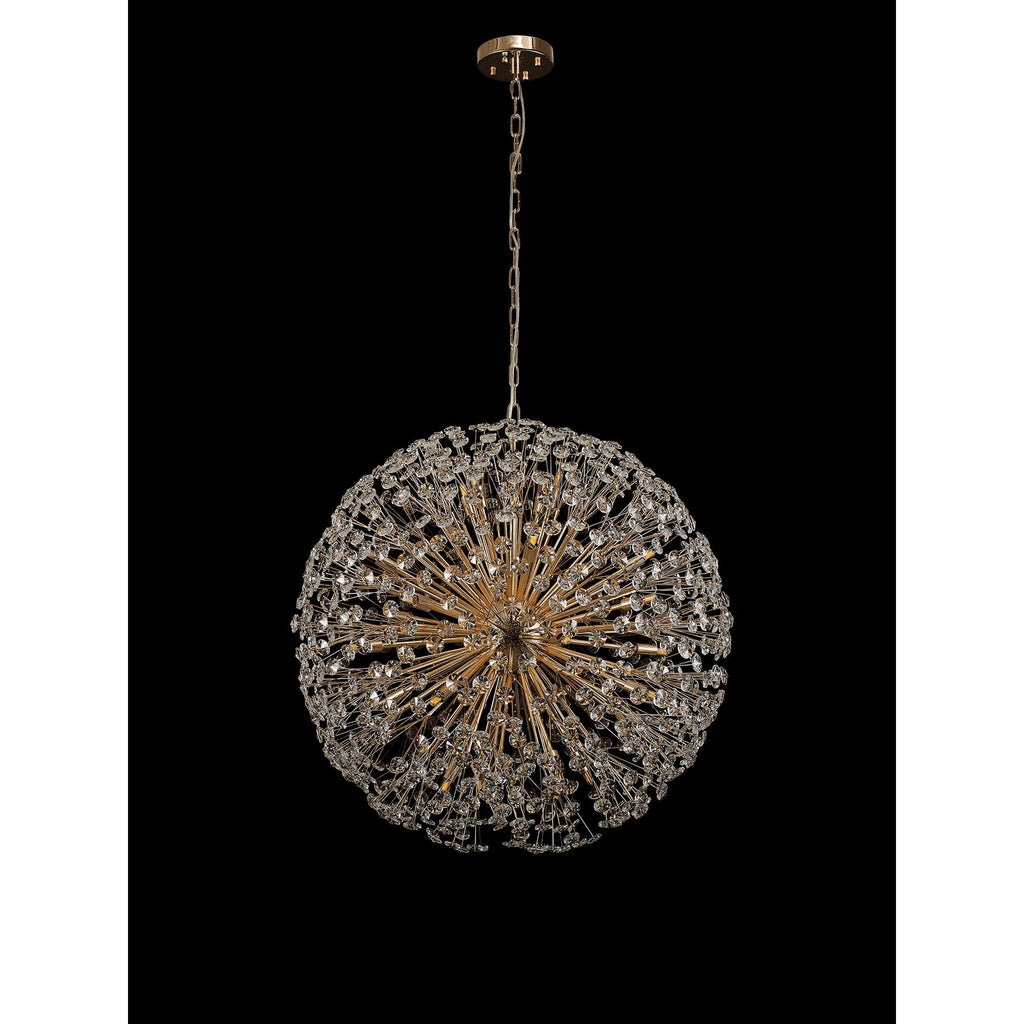 NL99859 Paris 24 Light Pendant French Gold Crystal