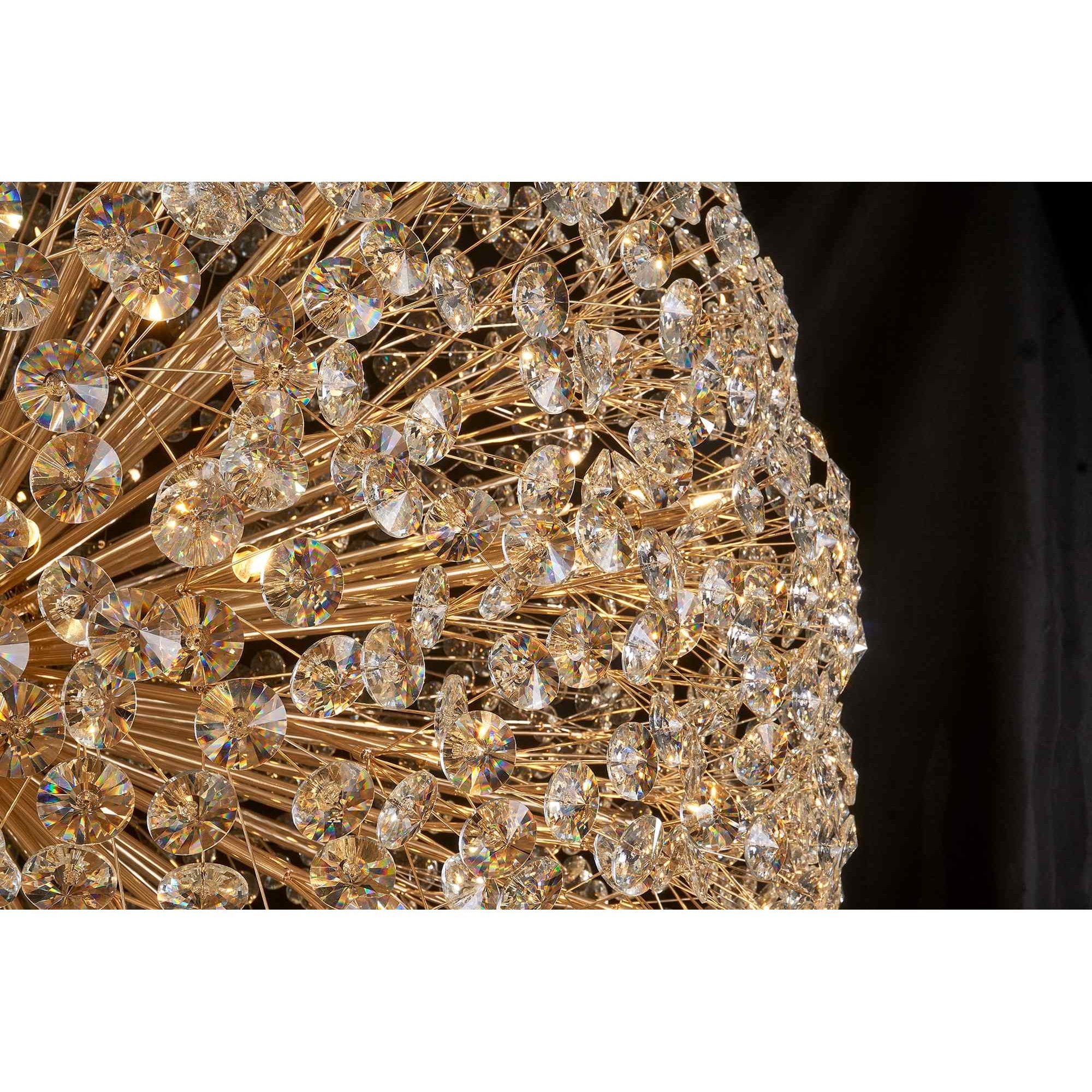 NL99859 Paris 24 Light Pendant French Gold Crystal
