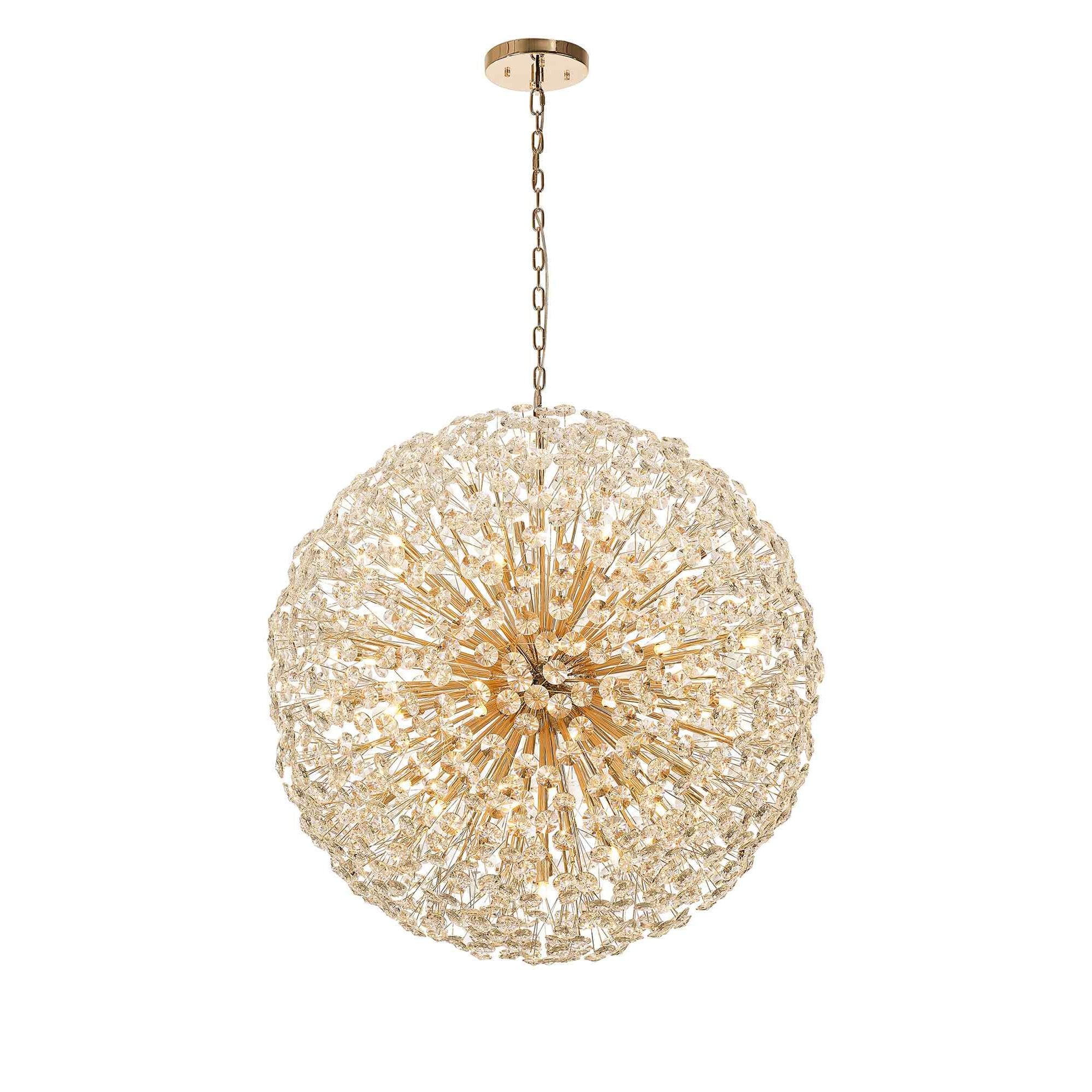 NL99869 Paris  48 Light Pendant French Gold Crystal