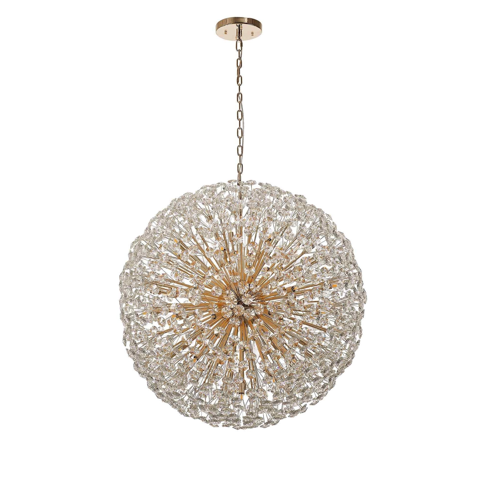 NL99869 Paris  48 Light Pendant French Gold Crystal