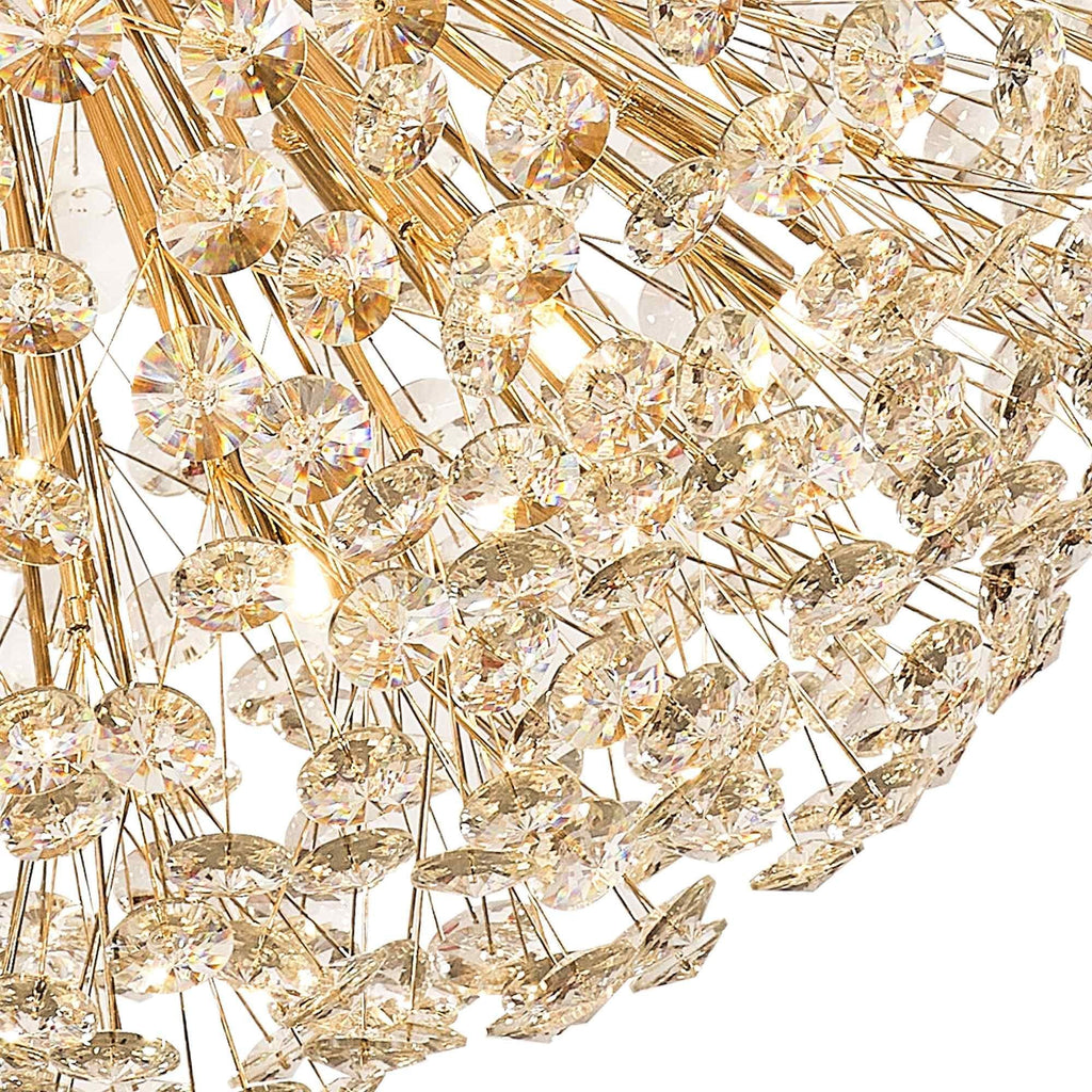 NL99869 Paris  48 Light Pendant French Gold Crystal