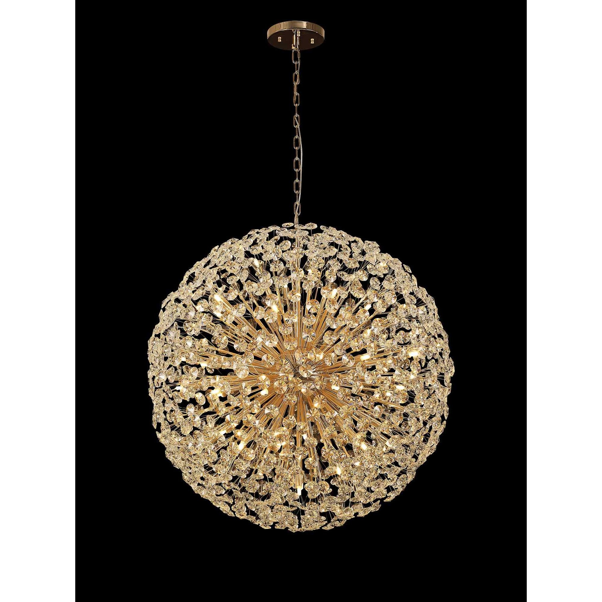 NL99869 Paris  48 Light Pendant French Gold Crystal