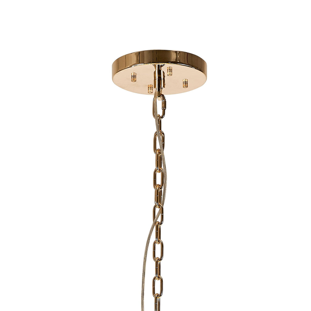 NL99879 Paris 64 Light Pendant French Gold Crystal