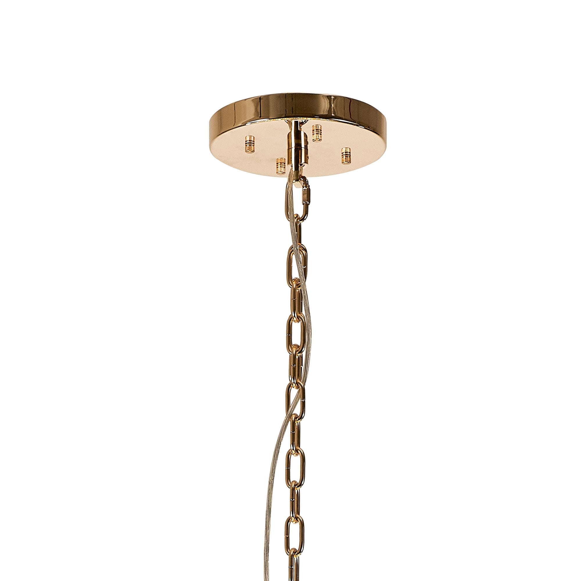 NL99879 Paris 64 Light Pendant French Gold Crystal