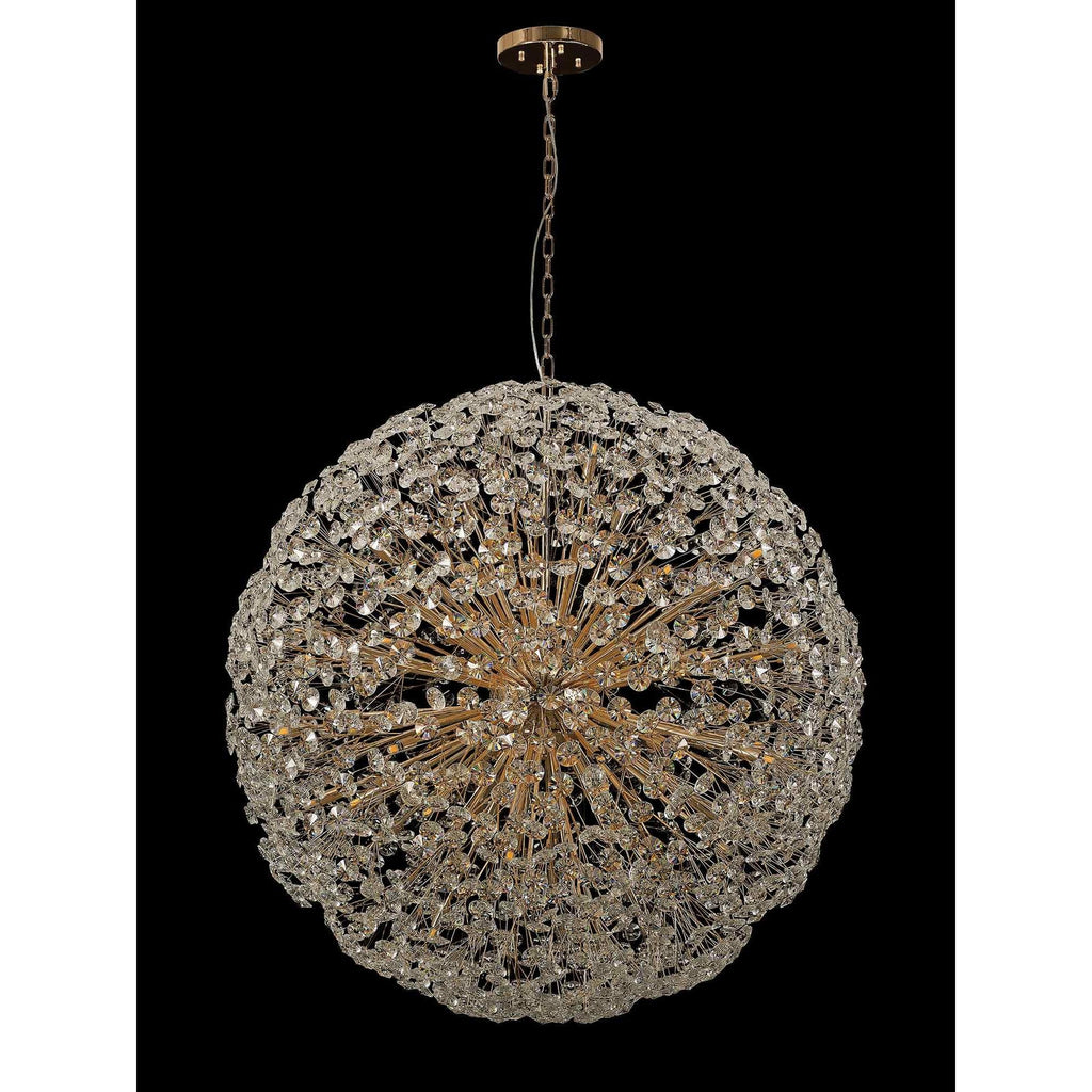 NL99879 Paris 64 Light Pendant French Gold Crystal