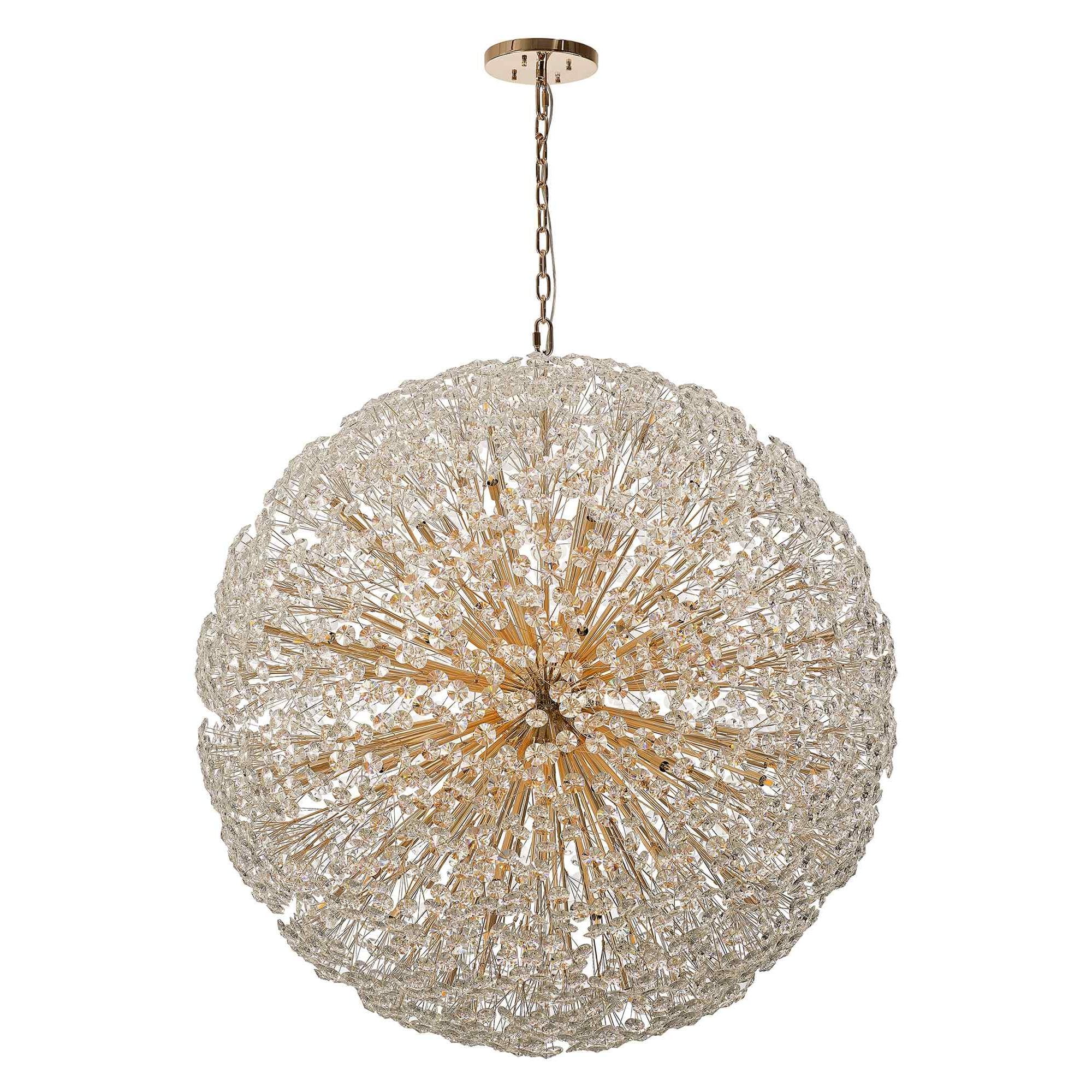 NL99889 Paris 84 Light Pendant French Gold Crystal
